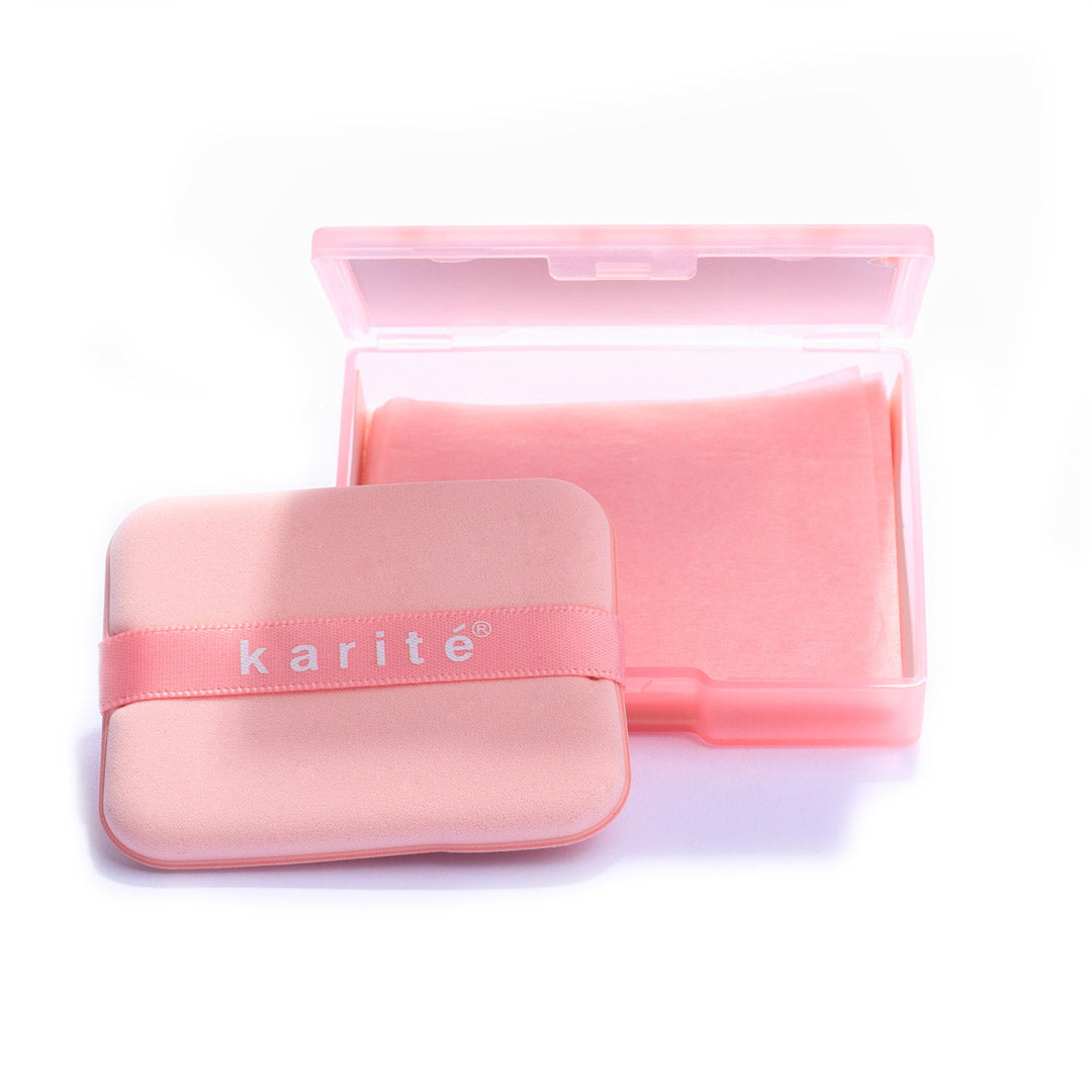 Papel Absorbente Control Grasa + Borla KARITÉ