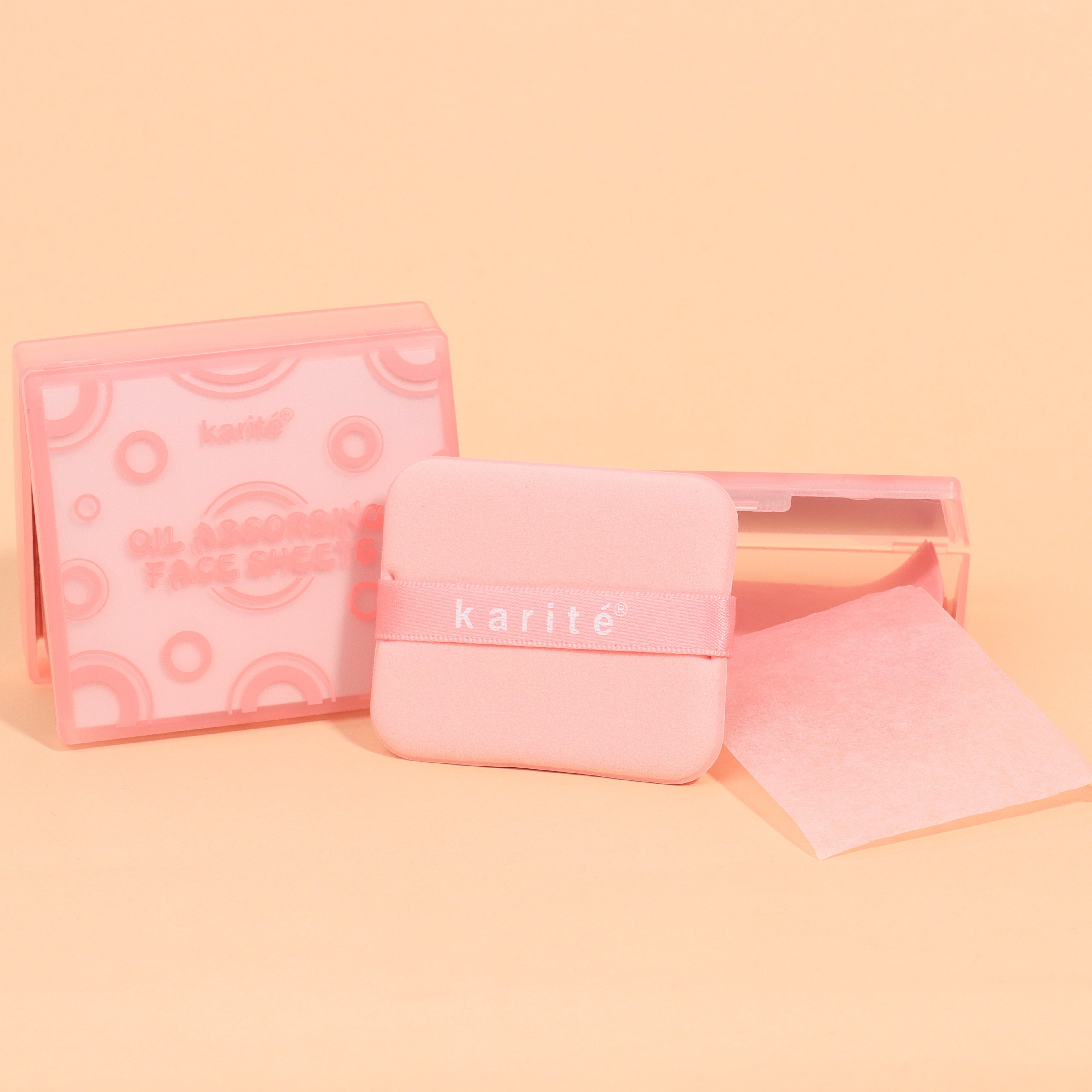 Papel Absorbente Control Grasa + Borla KARITÉ