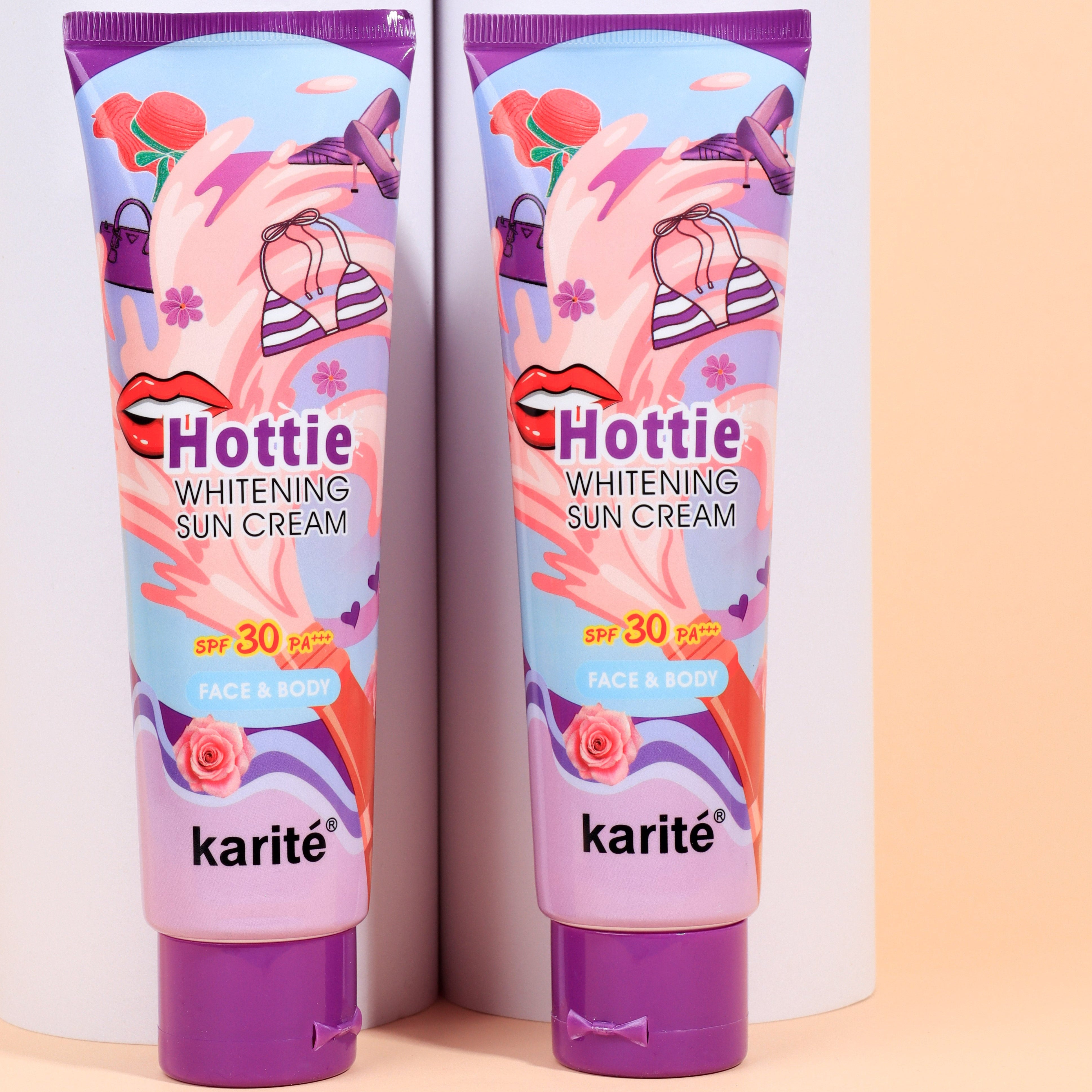 Crema Solar Blanqueadora Hottie SPF 30+ Karité