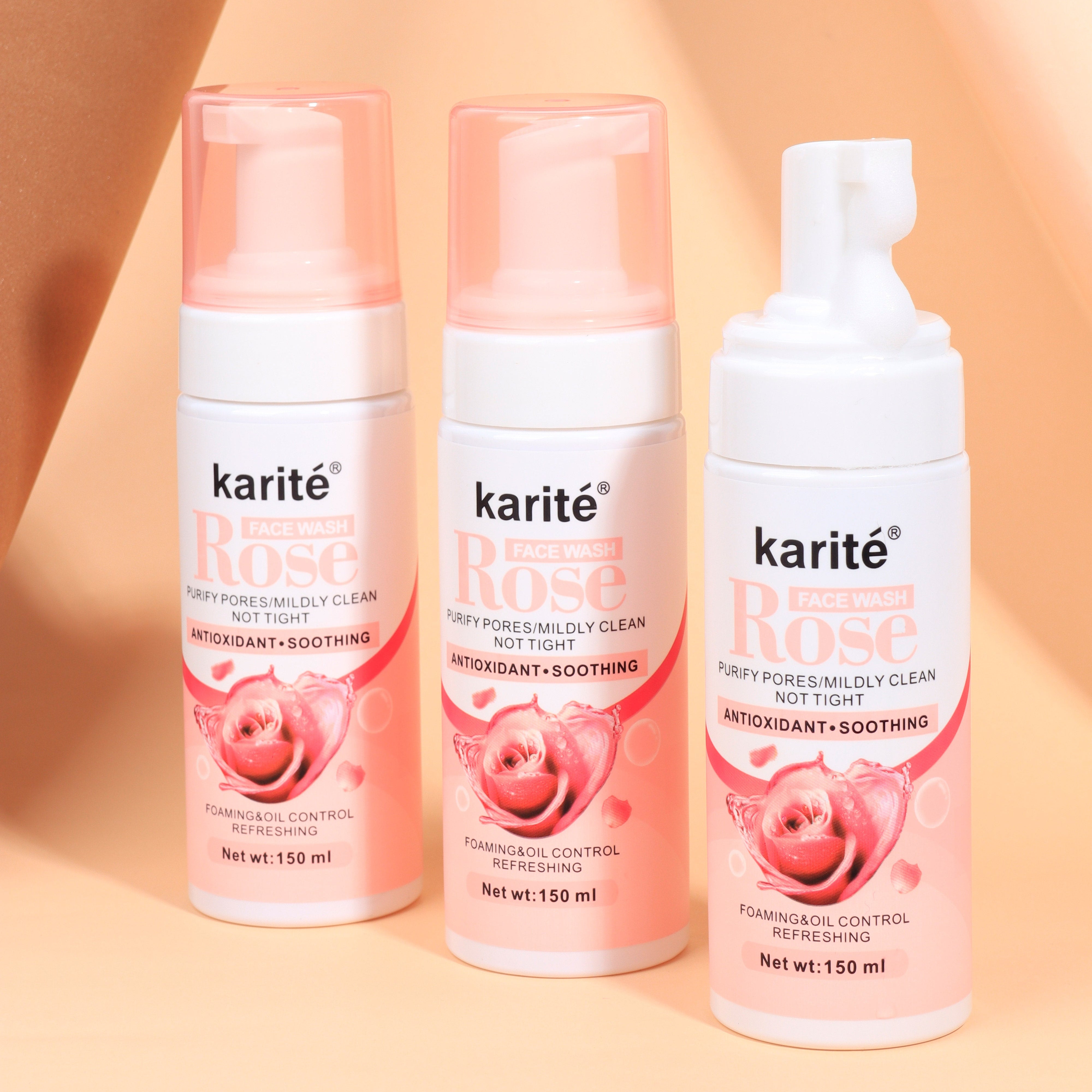 Espuma Limpiadora Rosas KARITÉ  150ML