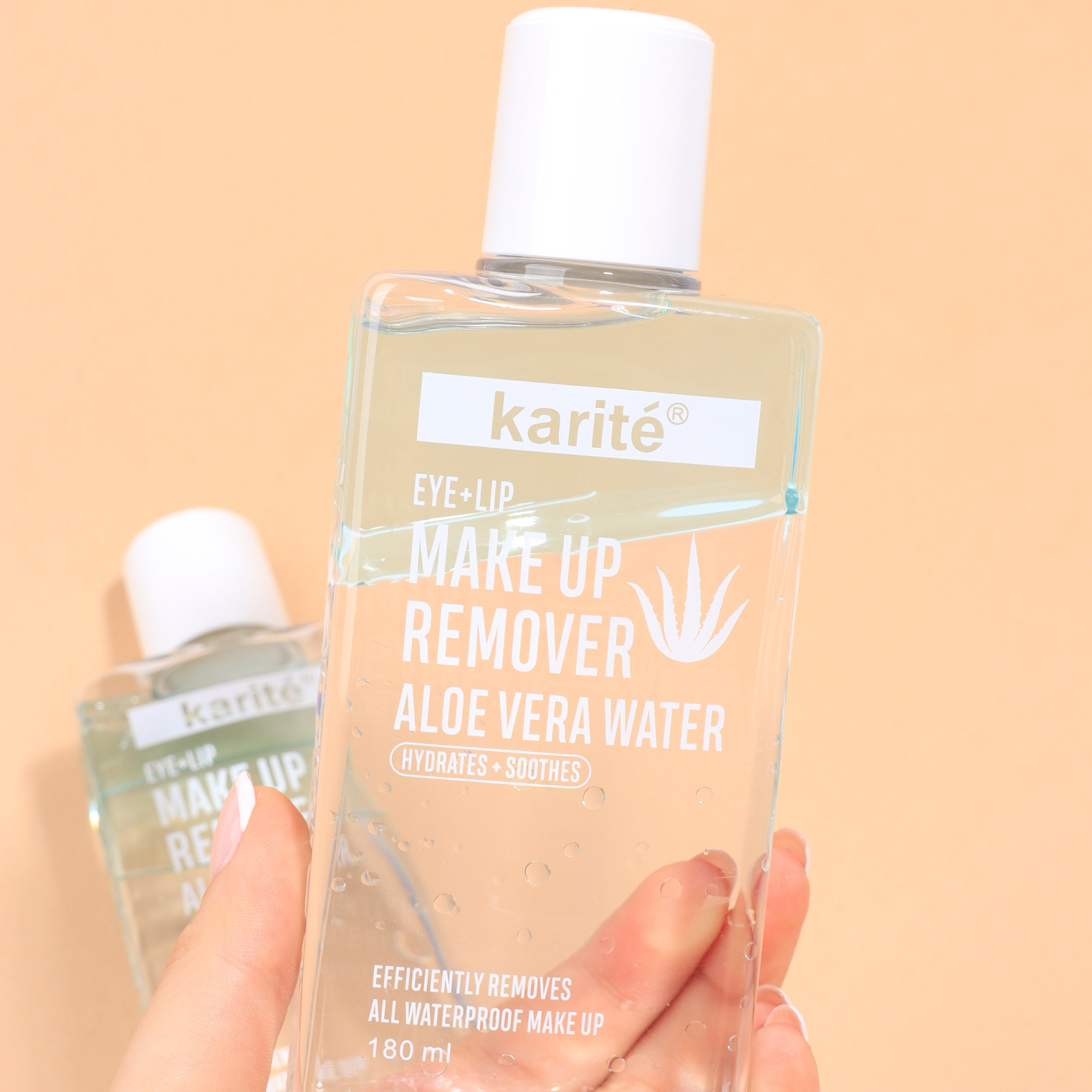 Removedor De Maquillaje Bifásico Aloe Vera KARITÉ *180ML*
