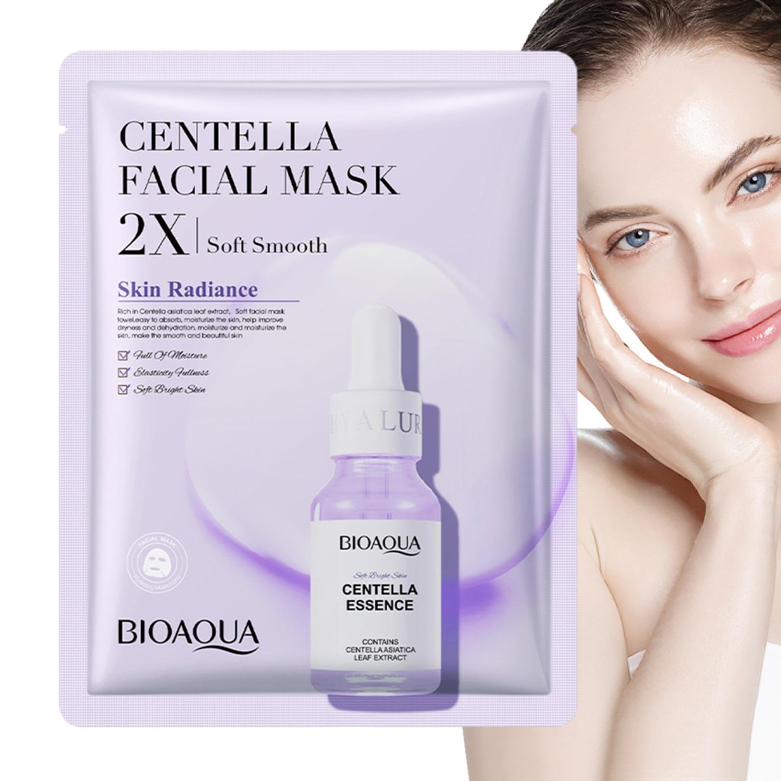 Mascarilla En Velo Centella 2X (textura gruesa) BIOAQUA *30gr*