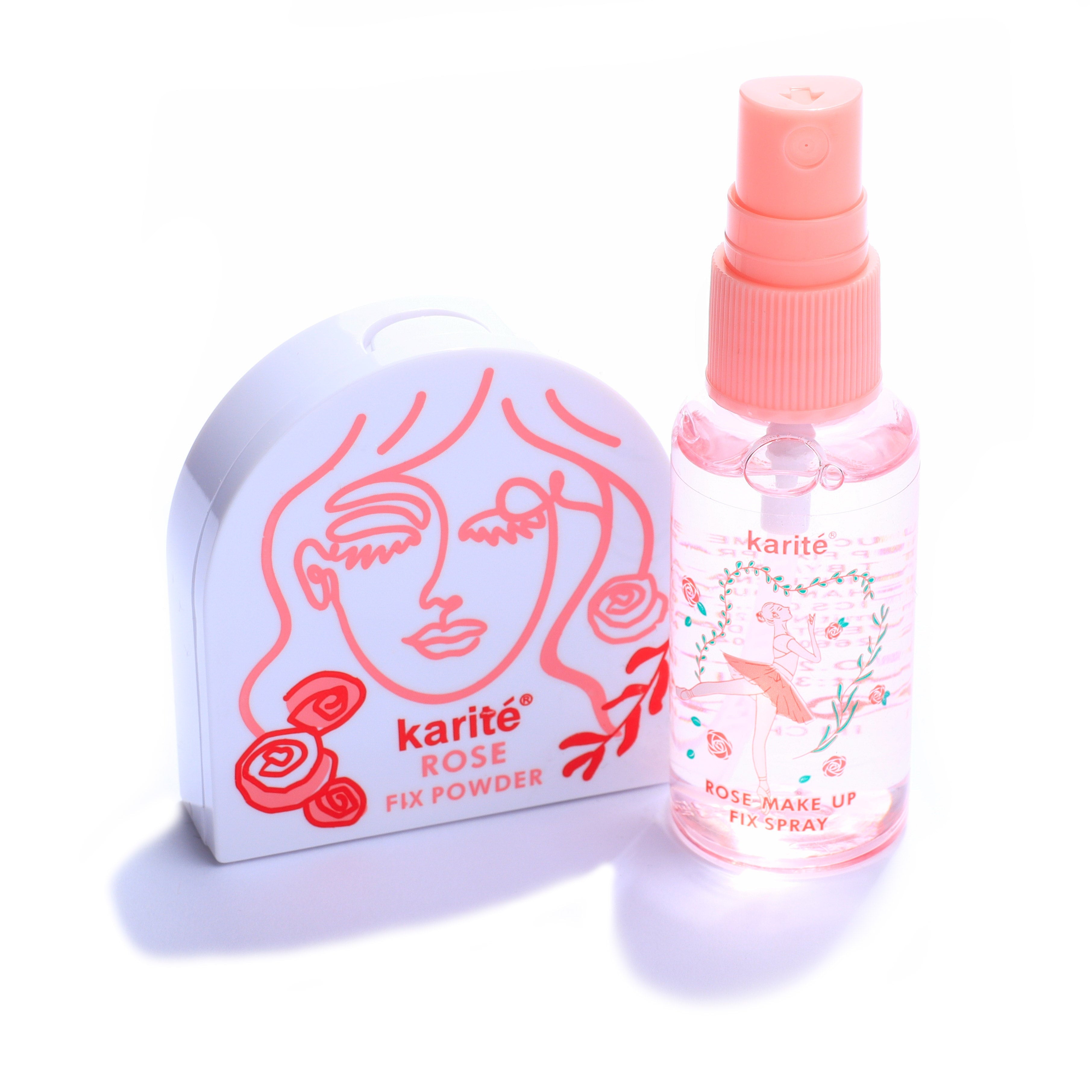 Set Polvo Fijador + Fix Spray Karité