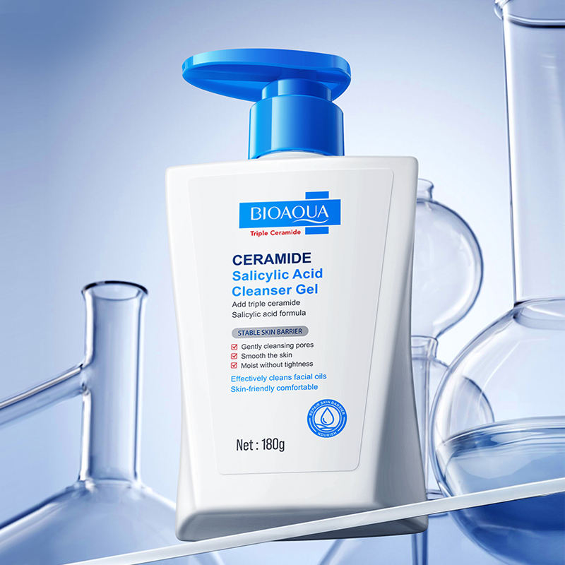 Gel Limpiador de Ceramidas y Acido Salicilico Bioaqua