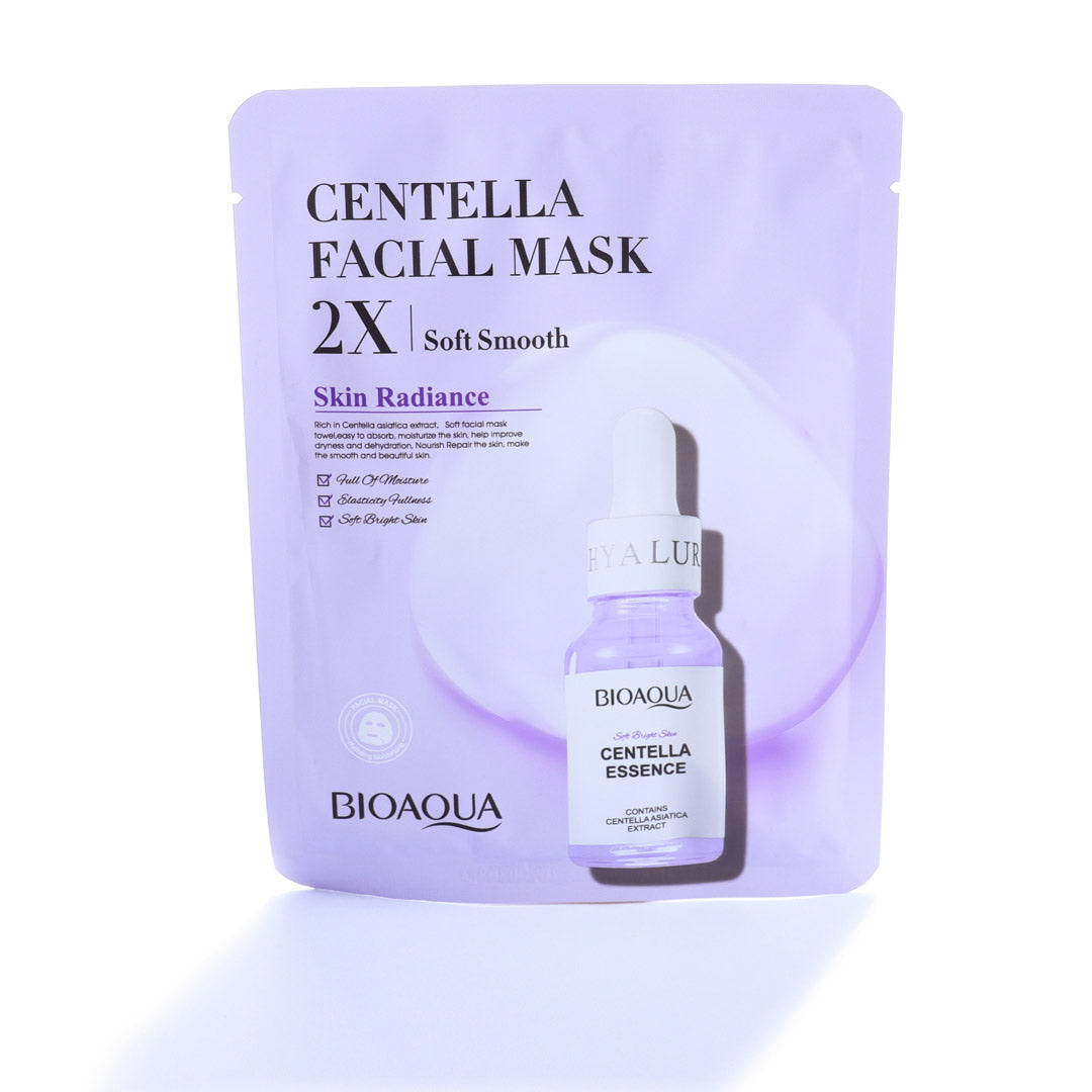 Mascarilla En Velo Centella 2X (textura gruesa) BIOAQUA *30gr*