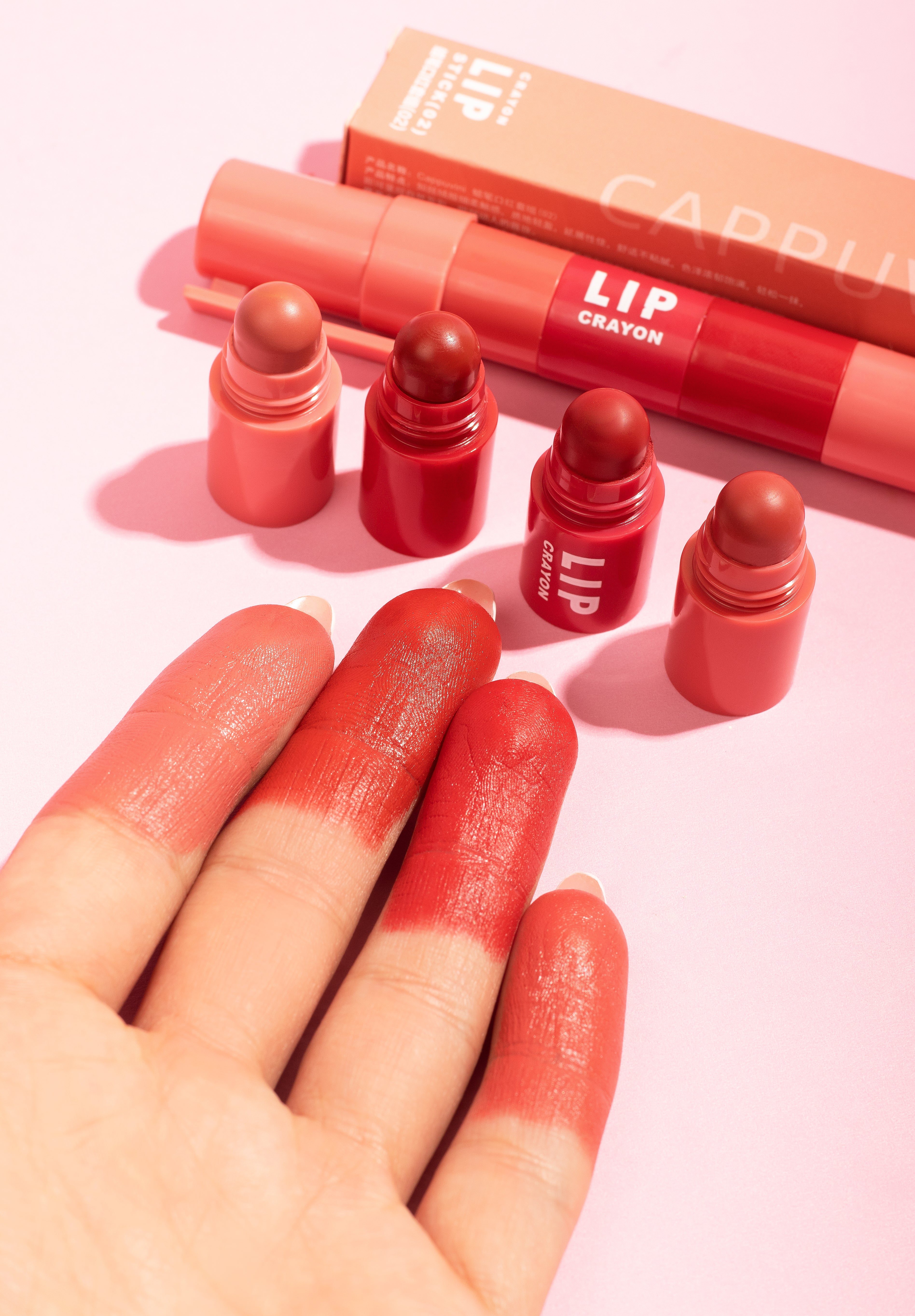 Labial Cremoso En Barra 4 en 1 Cappuvini