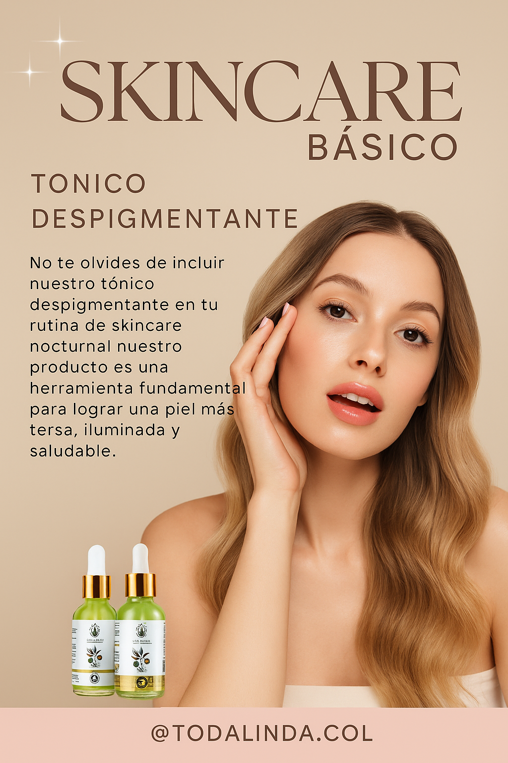 Tónico Facial Despigmentante Toda Linda