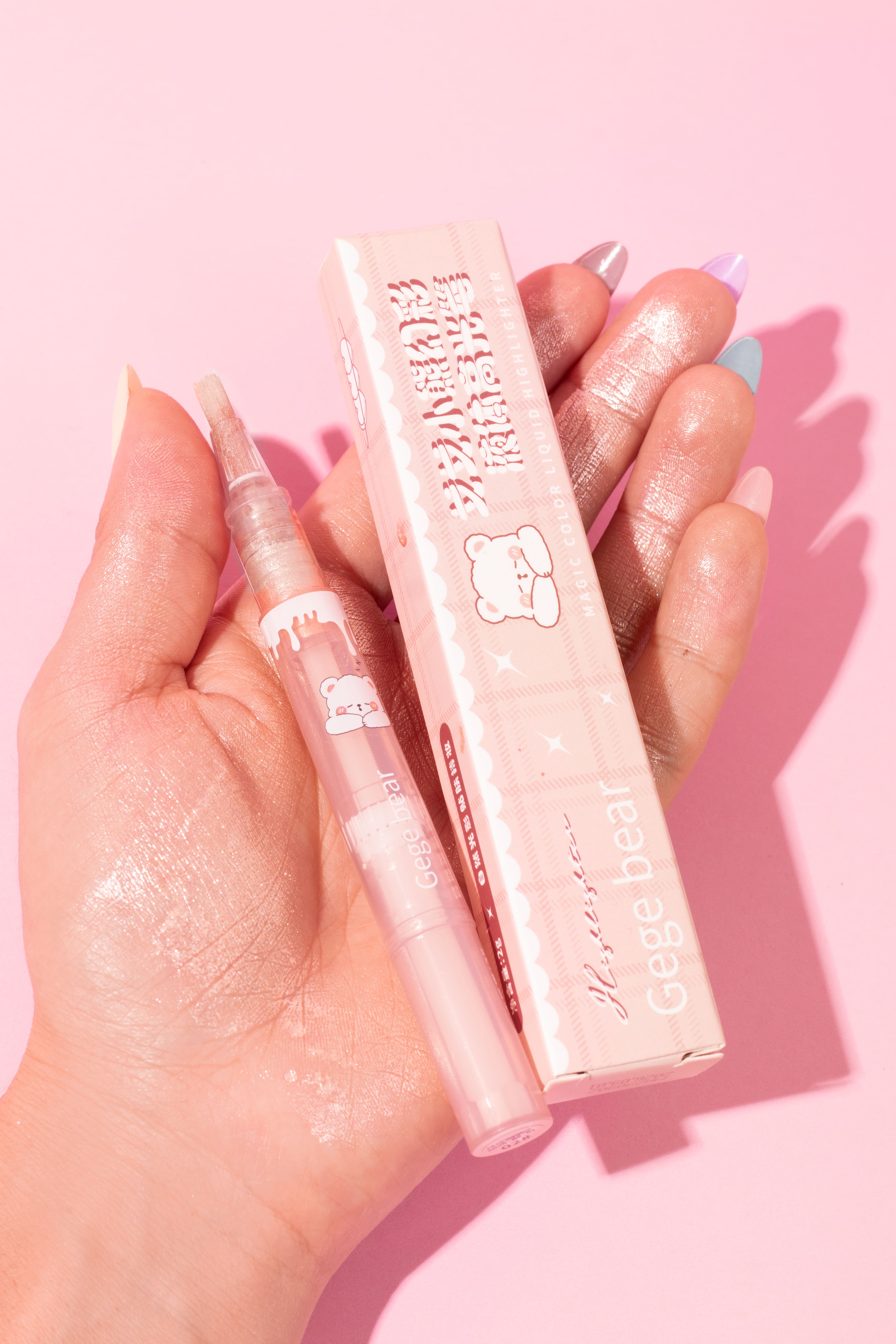 Iluminador Lapiz En Brocha Gege Bear