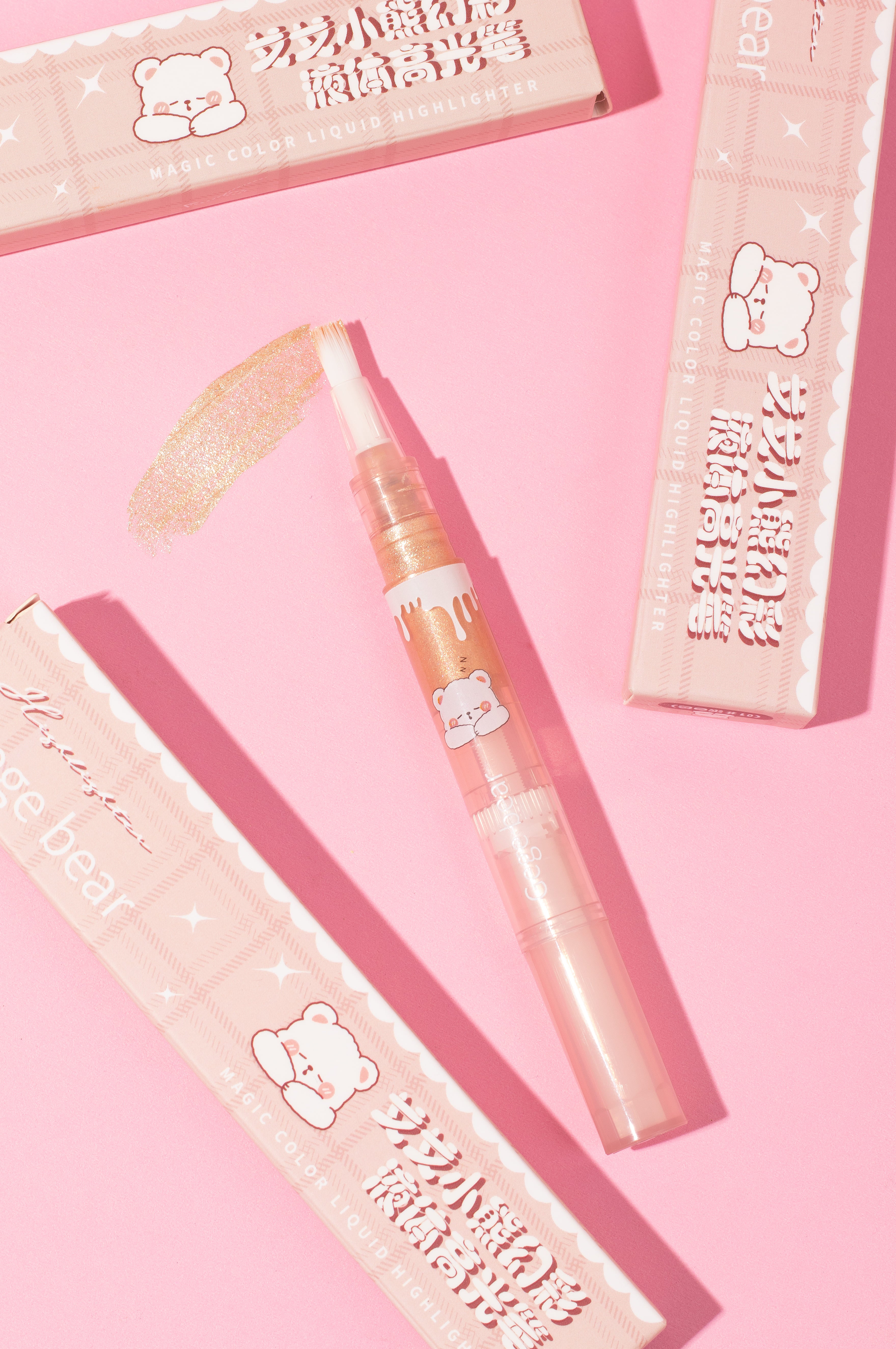 Iluminador Lapiz En Brocha Gege Bear