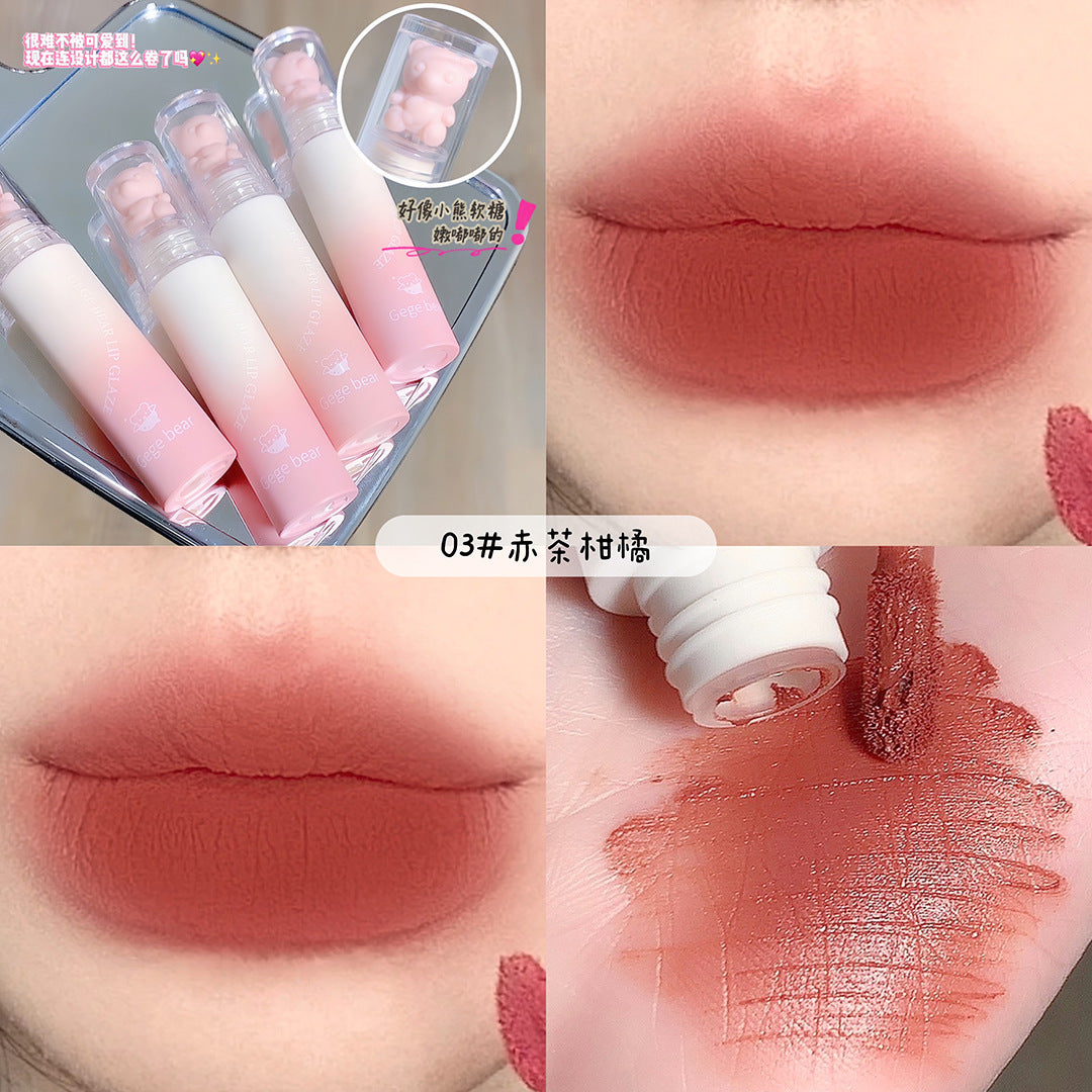 Labial Matte Terciopelo Gege Bear