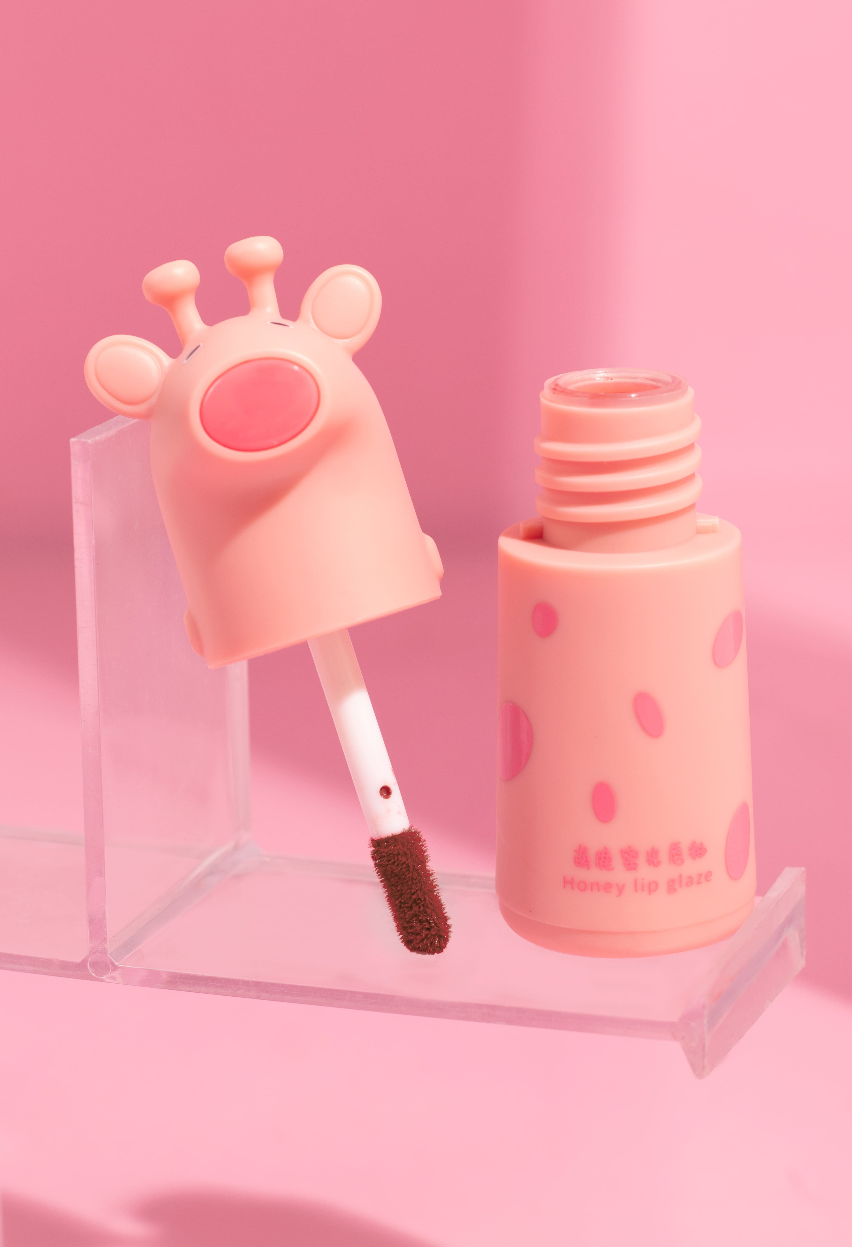 Lip Gloss Con Color Jirafa Gege Bear