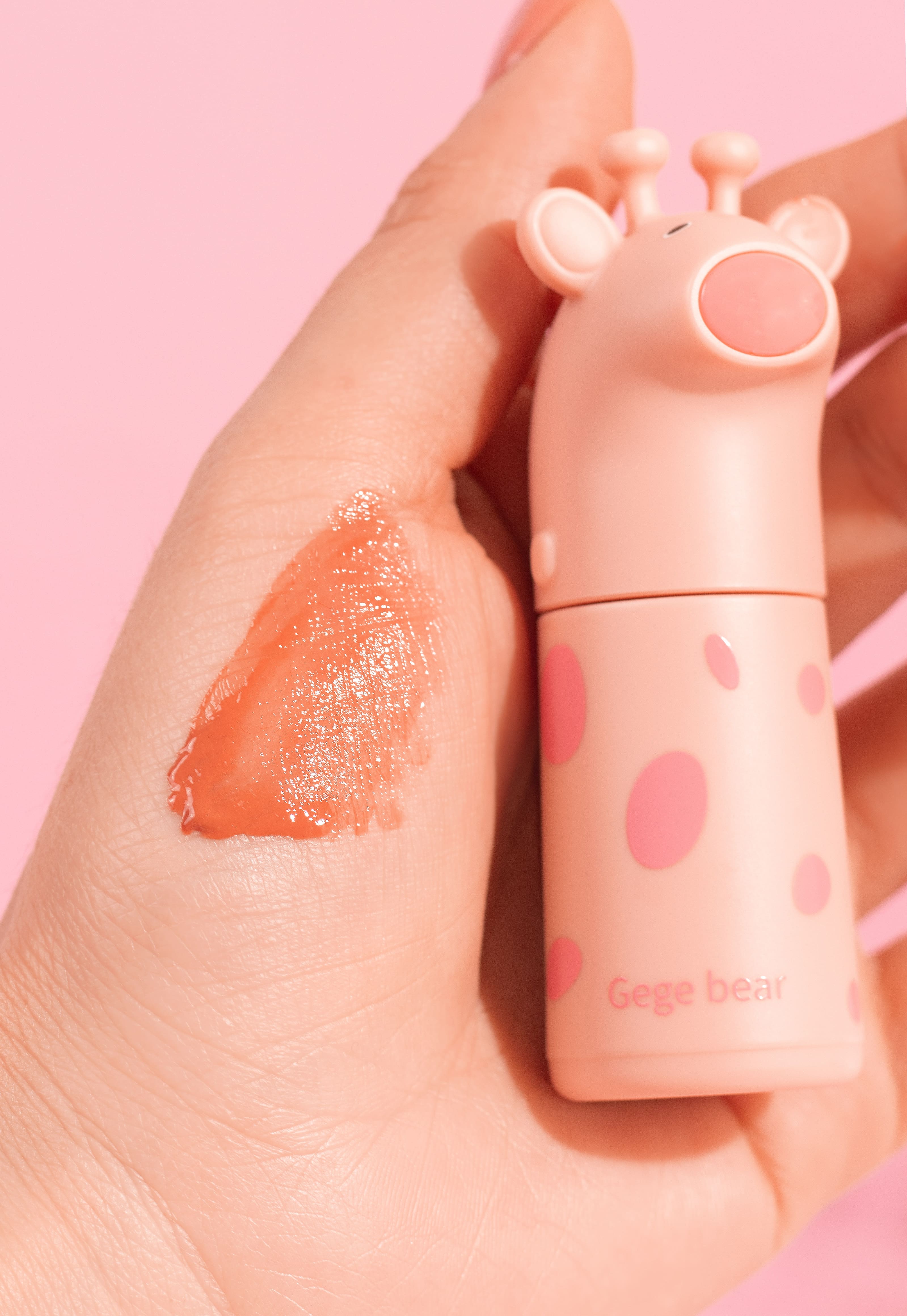 Lip Gloss Con Color Jirafa Gege Bear