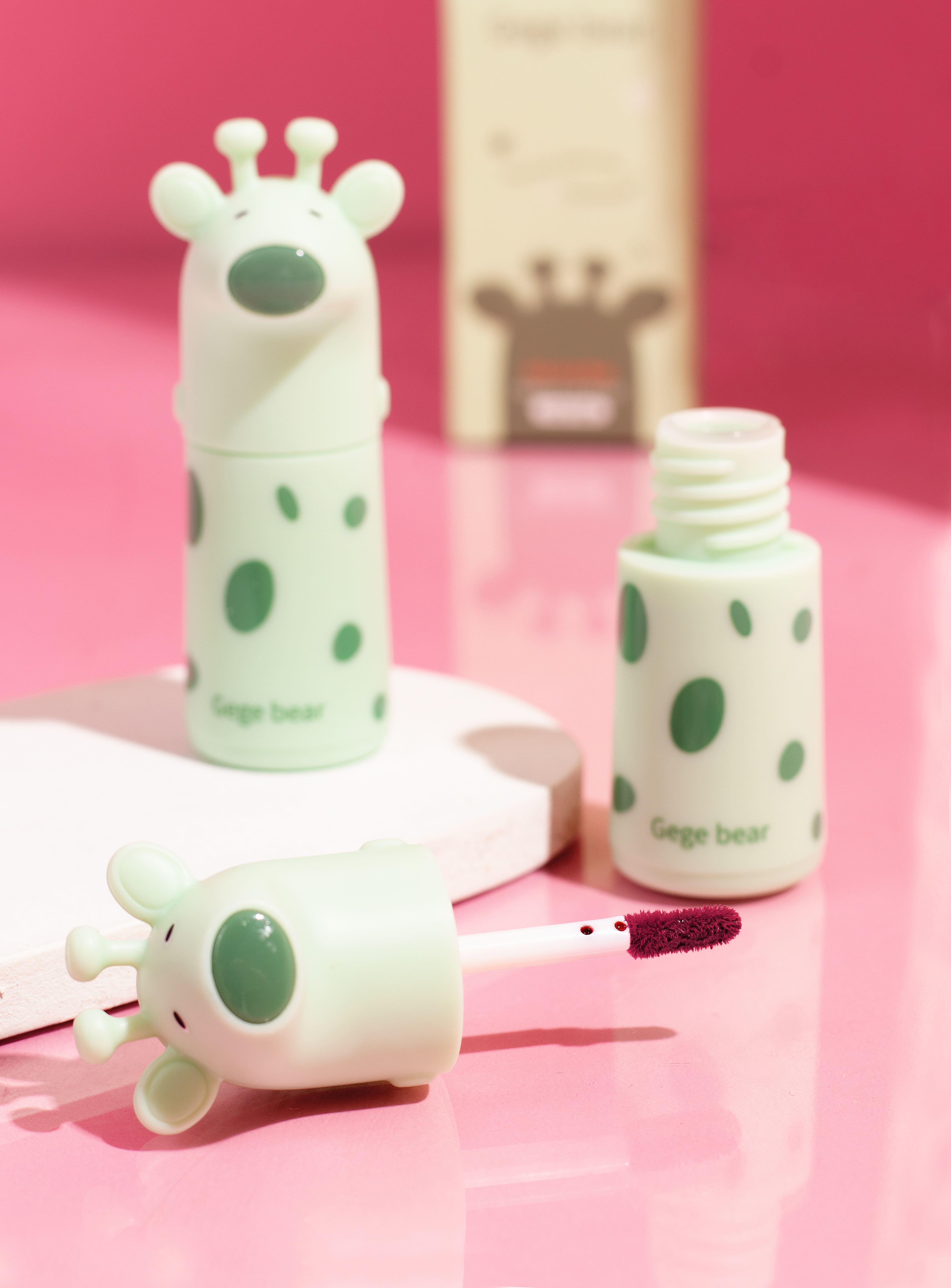 Lip Gloss Con Color Jirafa Gege Bear