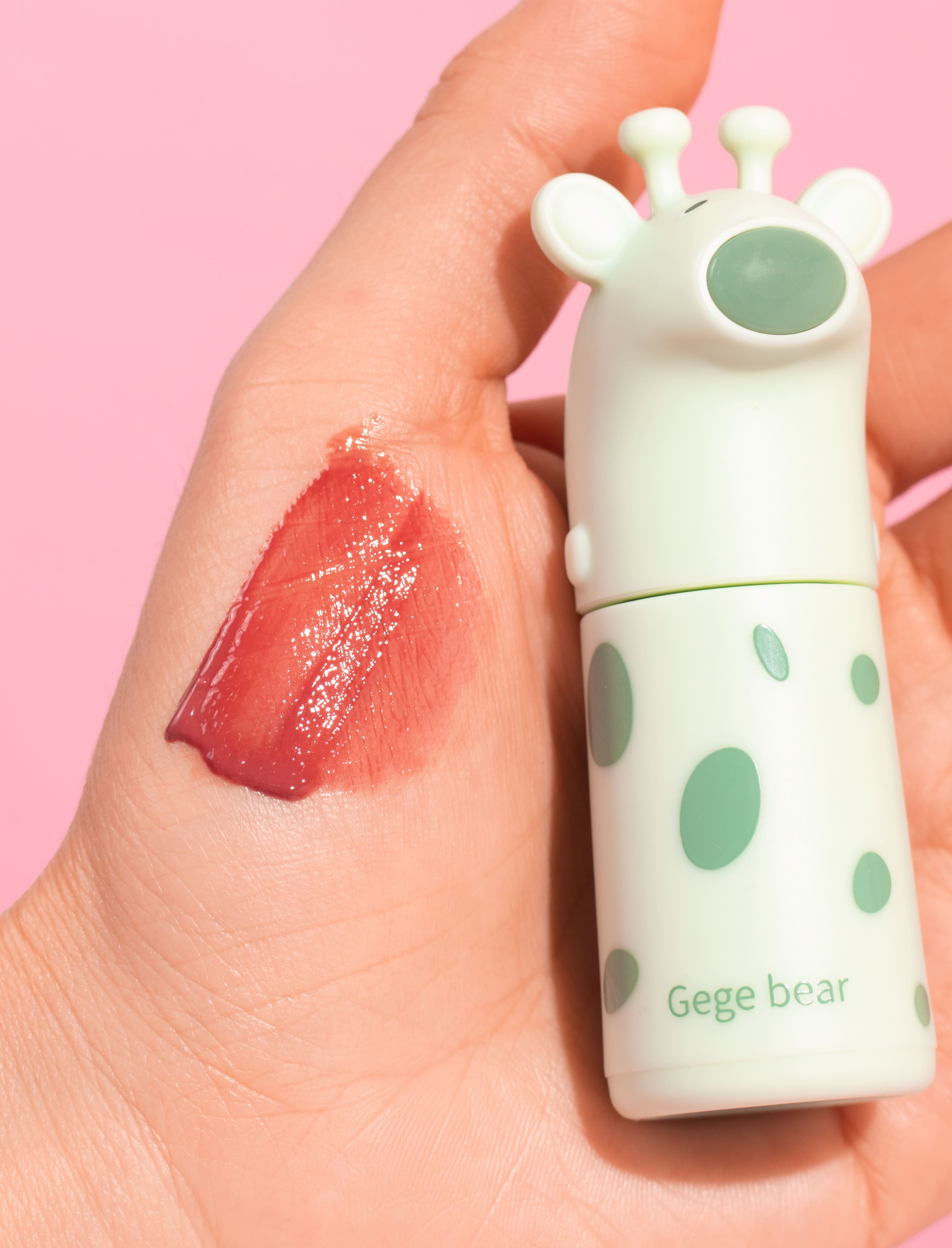 Lip Gloss Con Color Jirafa Gege Bear