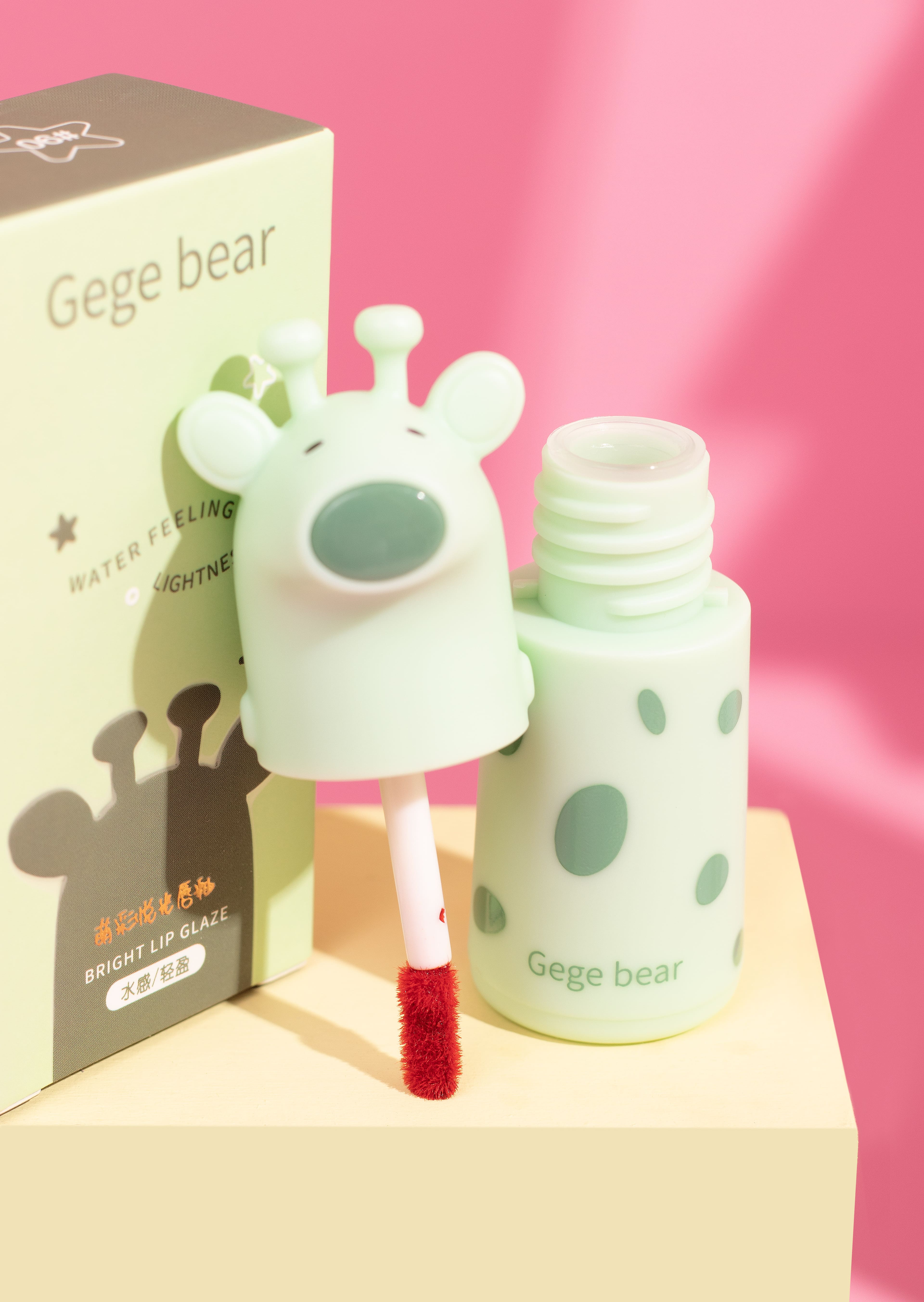 Lip Gloss Con Color Jirafa Gege Bear