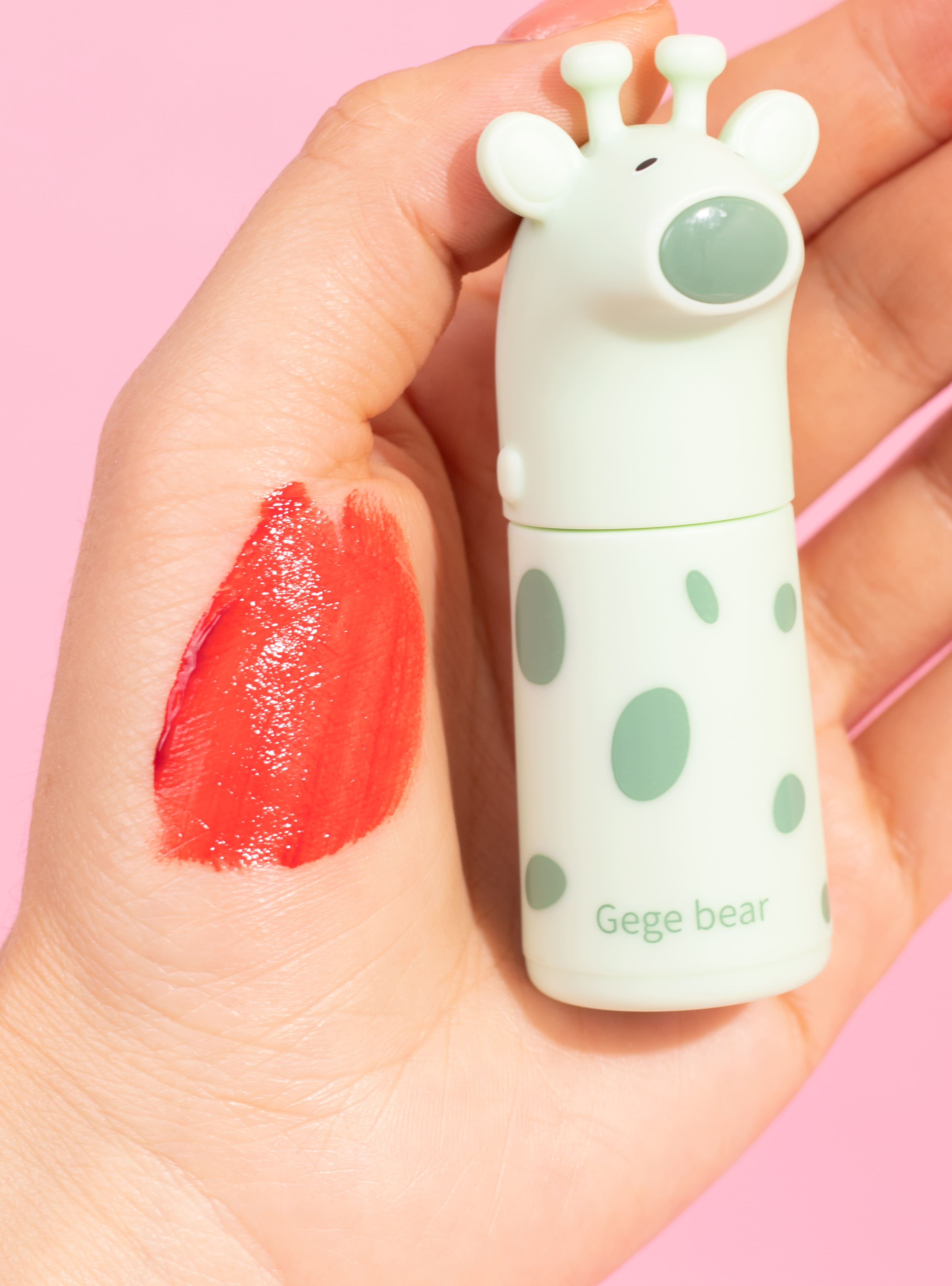 Lip Gloss Con Color Jirafa Gege Bear