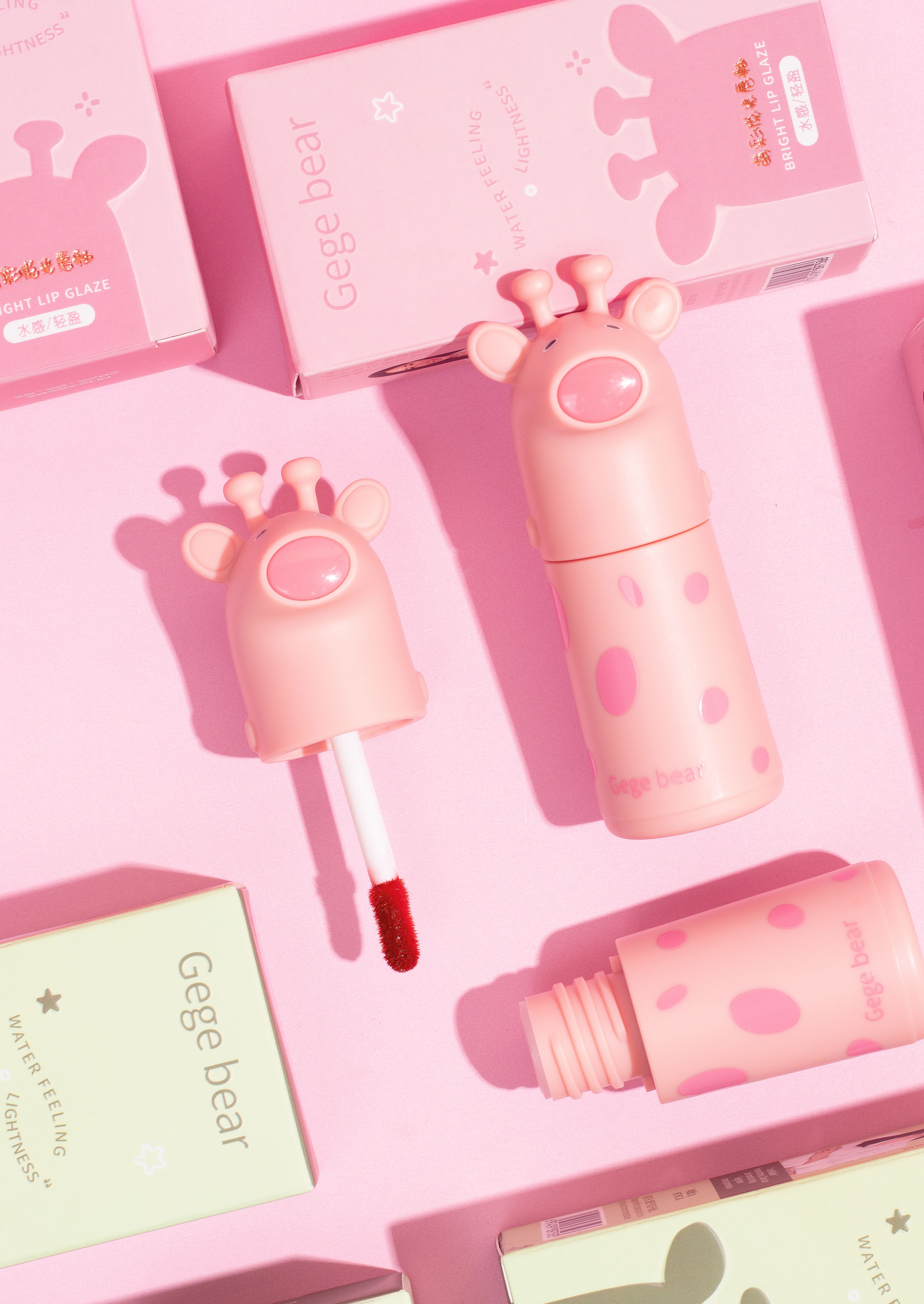 Lip Gloss Con Color Jirafa Gege Bear