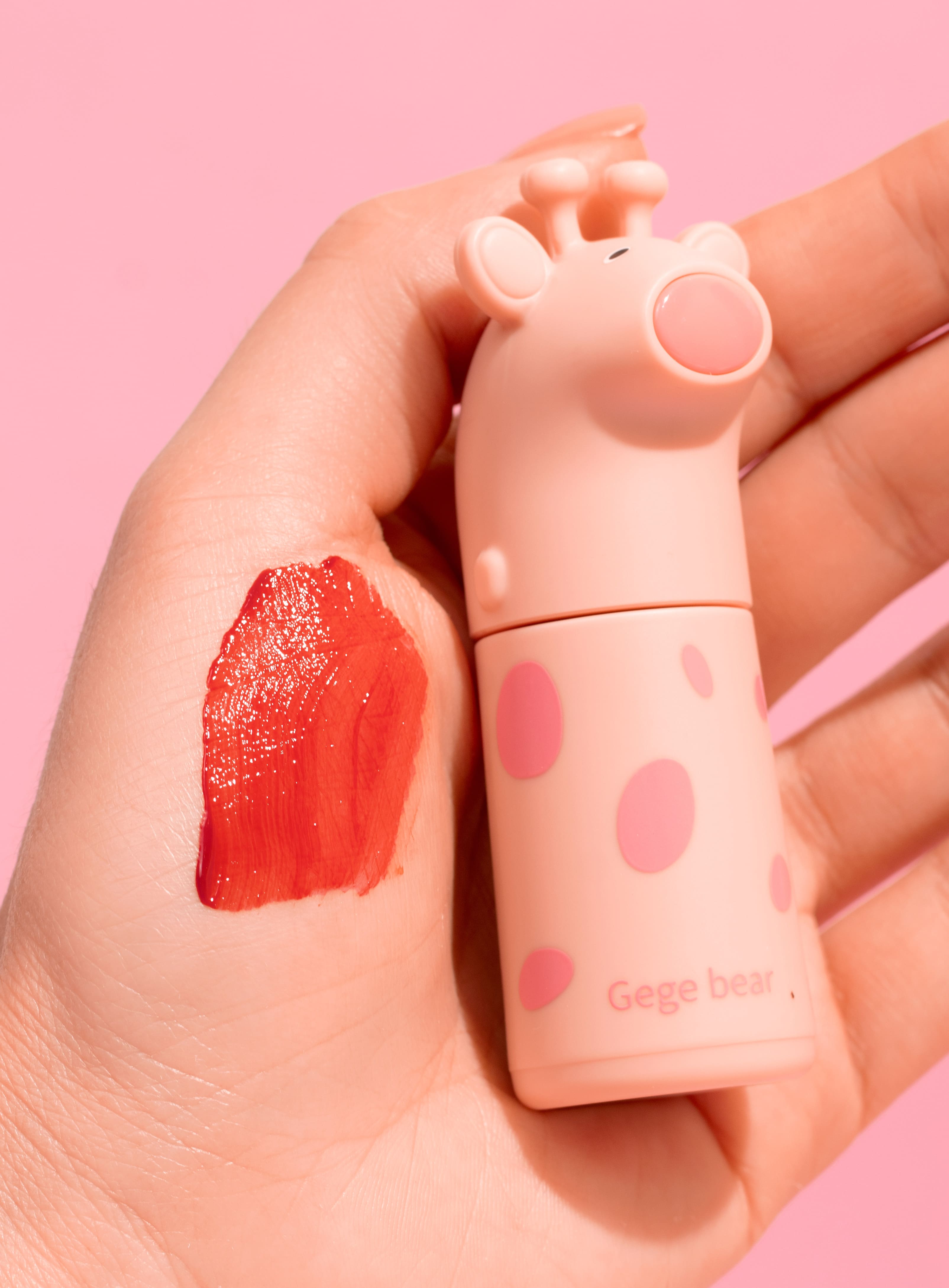 Lip Gloss Con Color Jirafa Gege Bear