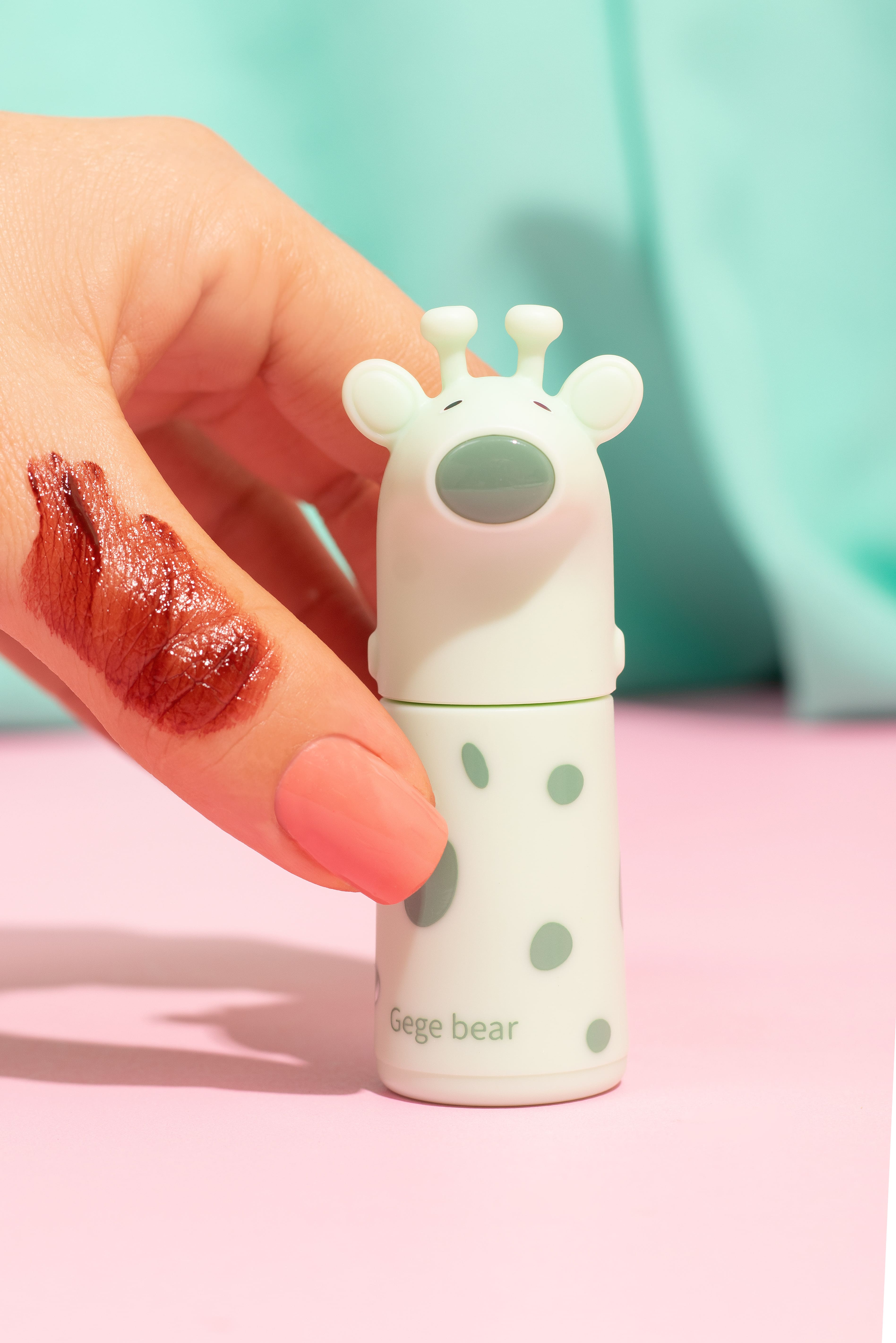 Lip Gloss Con Color Jirafa Gege Bear