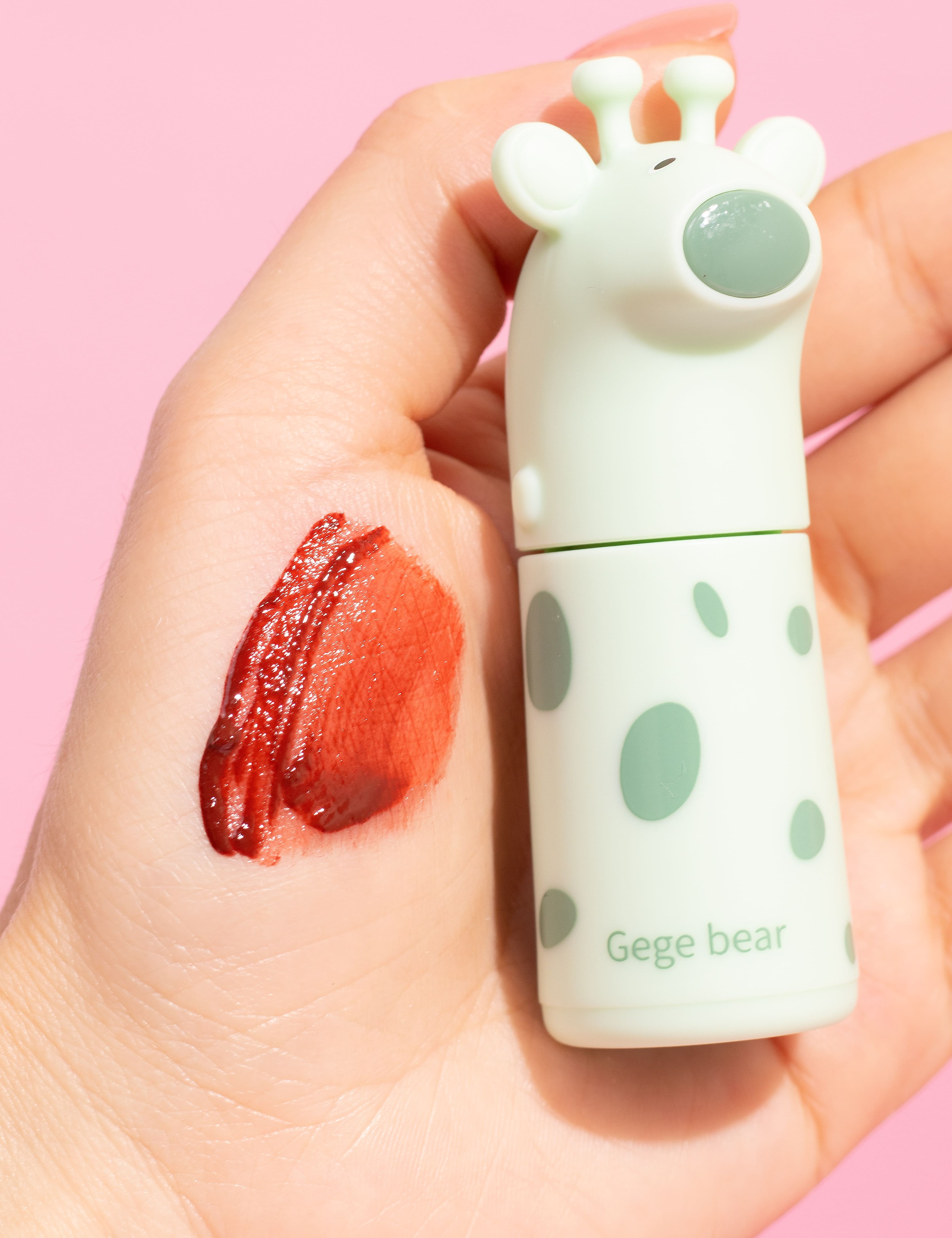 Lip Gloss Con Color Jirafa Gege Bear