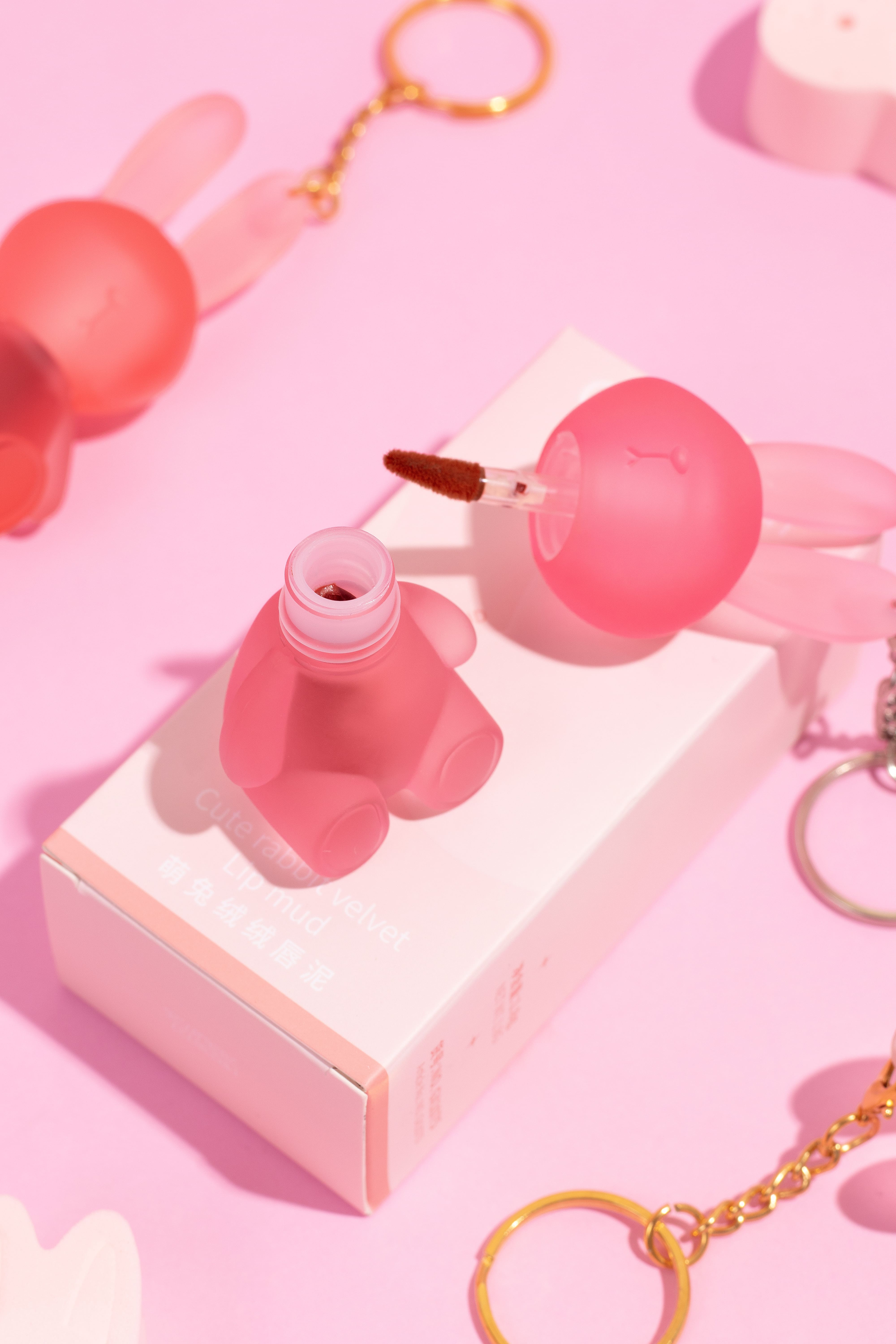 Tinta De Labios Llavero Conejito Gege Bear