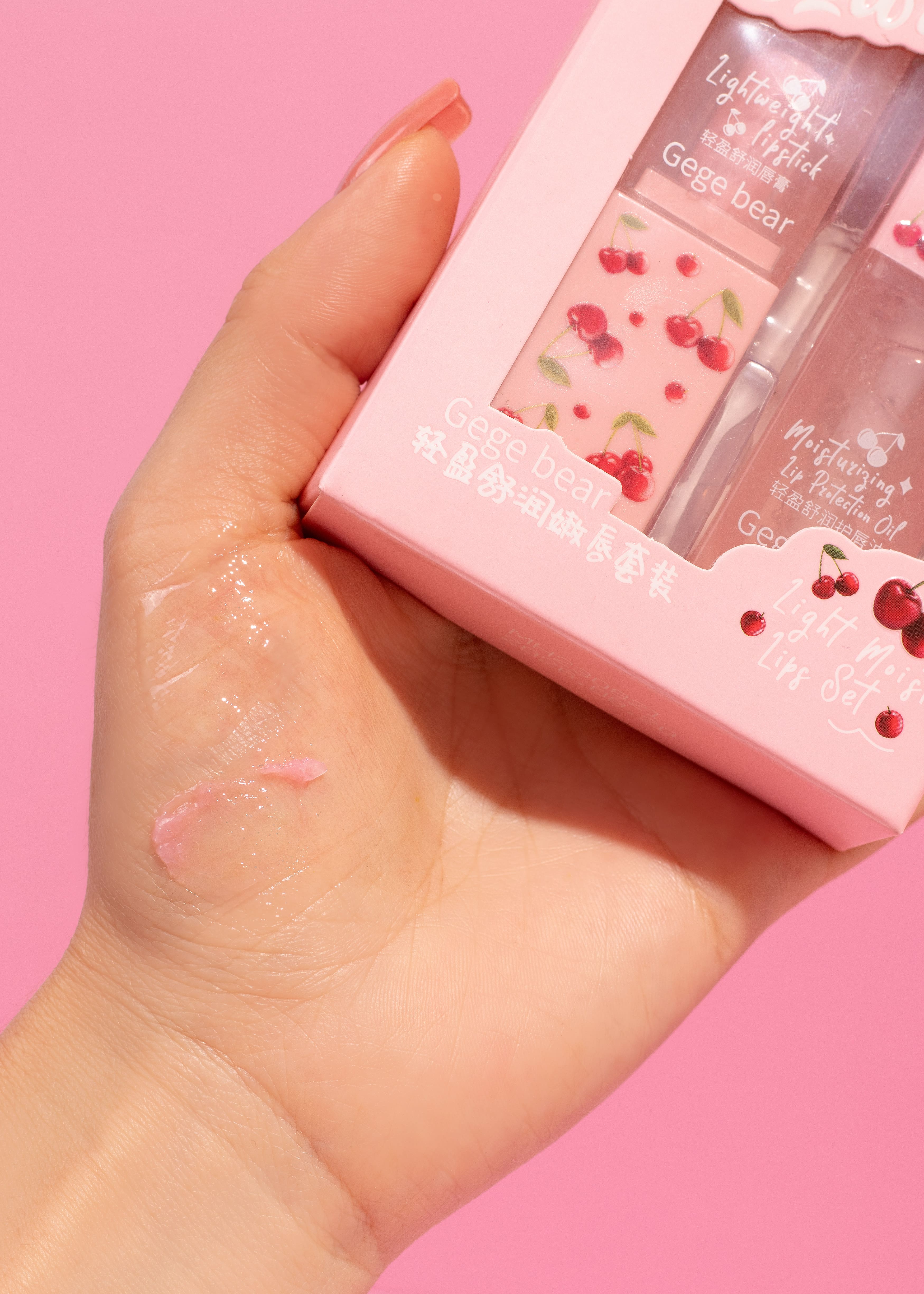 Kit Labial En Barra Y Líquido Gege Bear