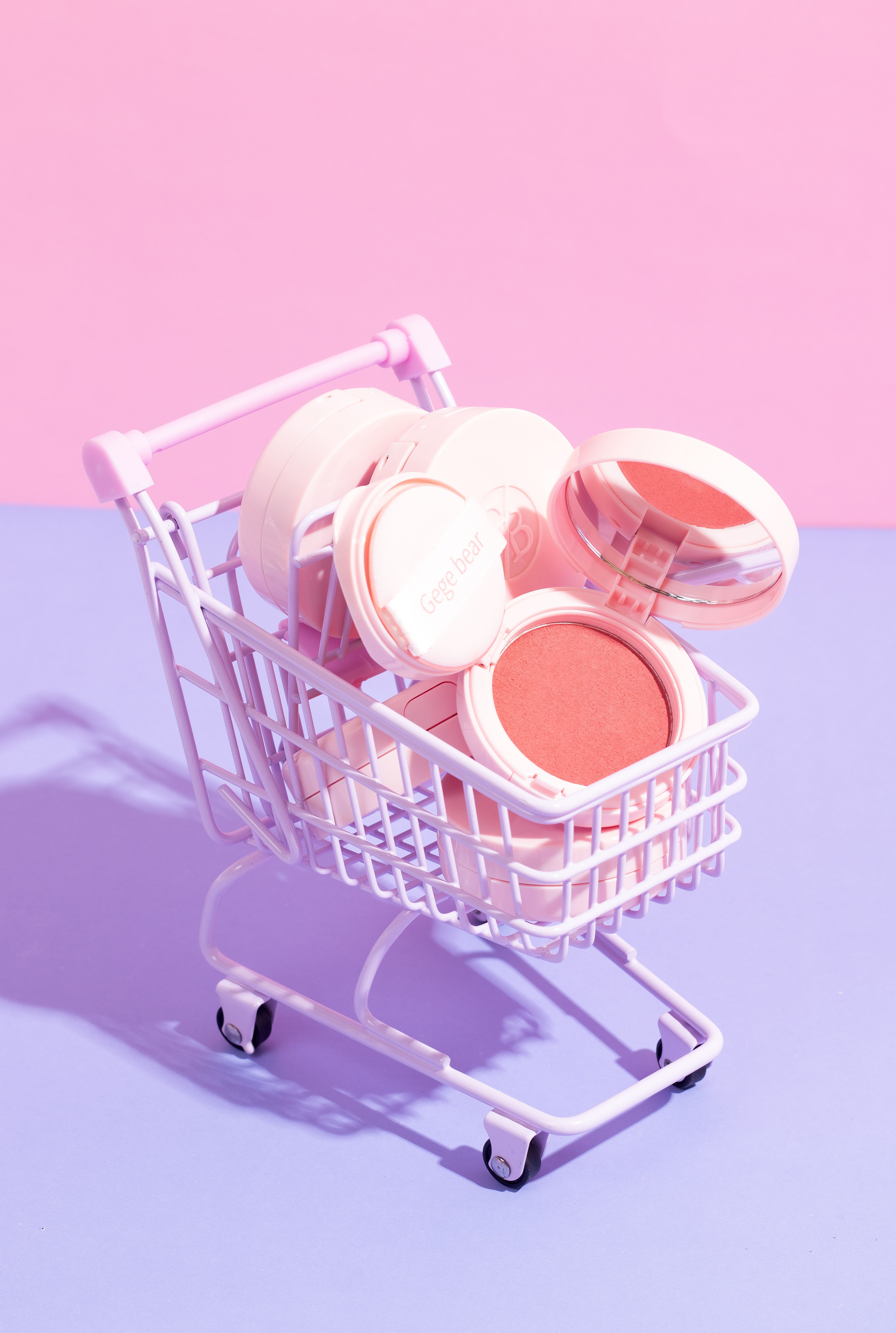 Rubor Con Borla Y Espejo Gege Bear