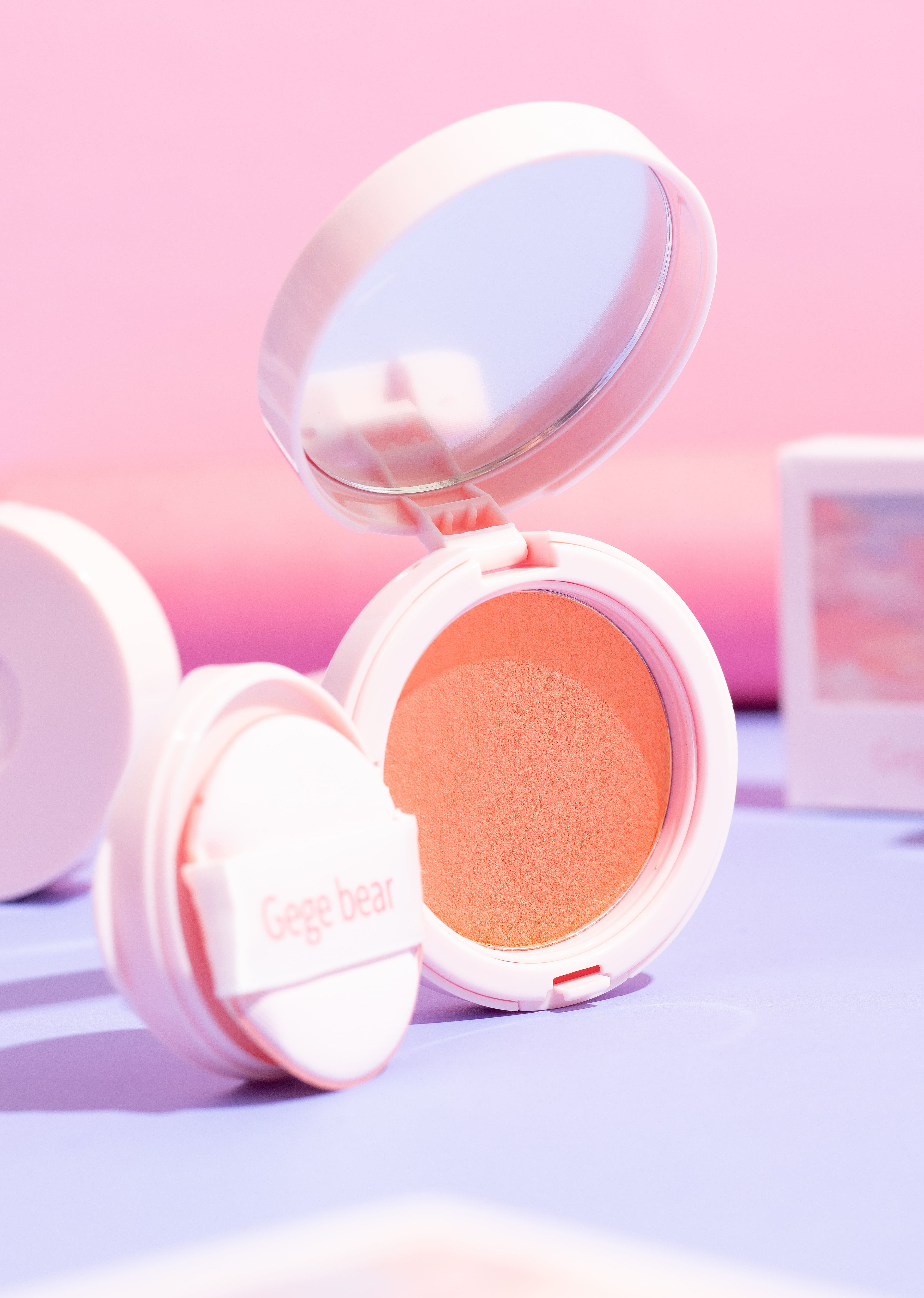 Rubor Con Borla Y Espejo Gege Bear