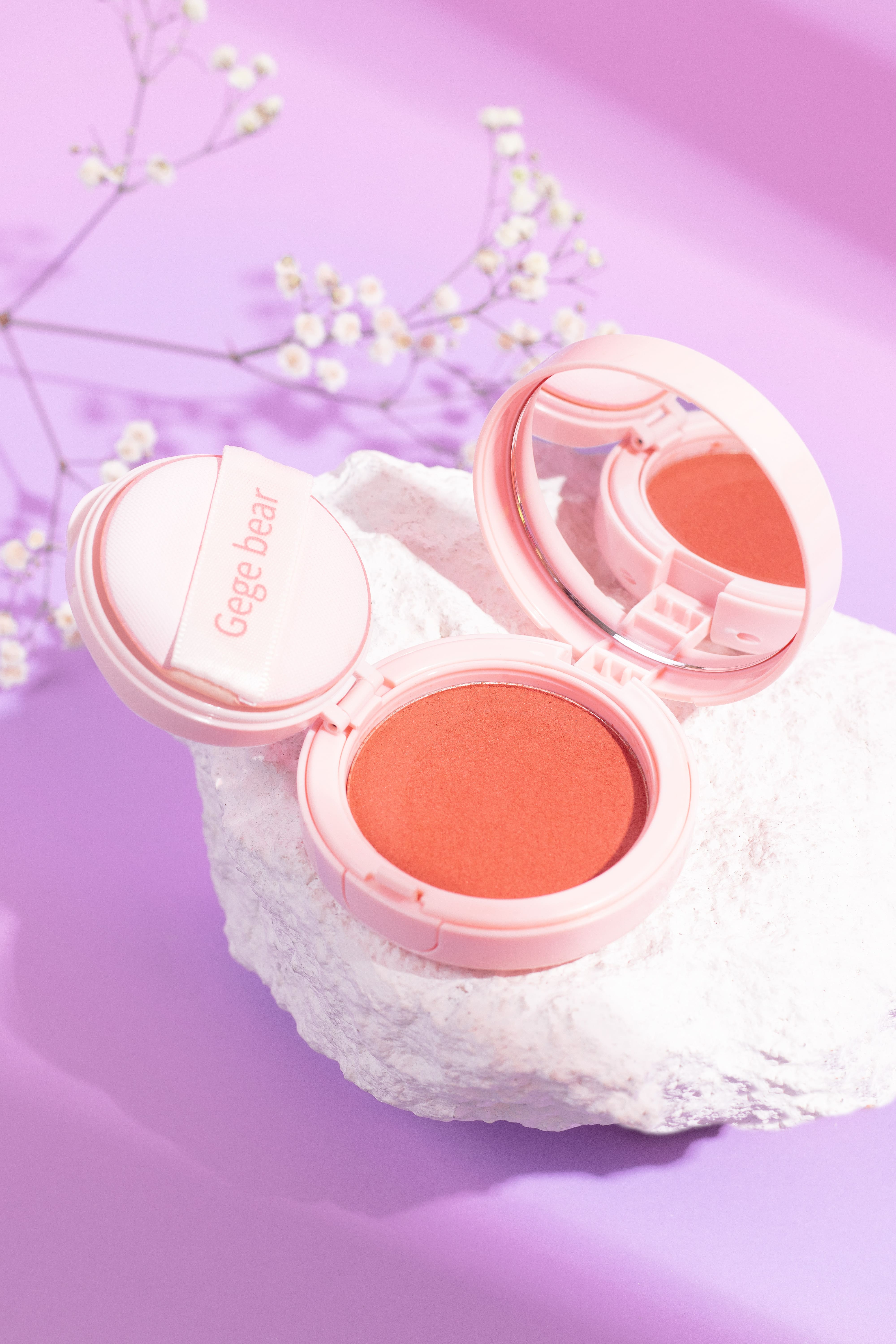 Rubor Con Borla Y Espejo Gege Bear