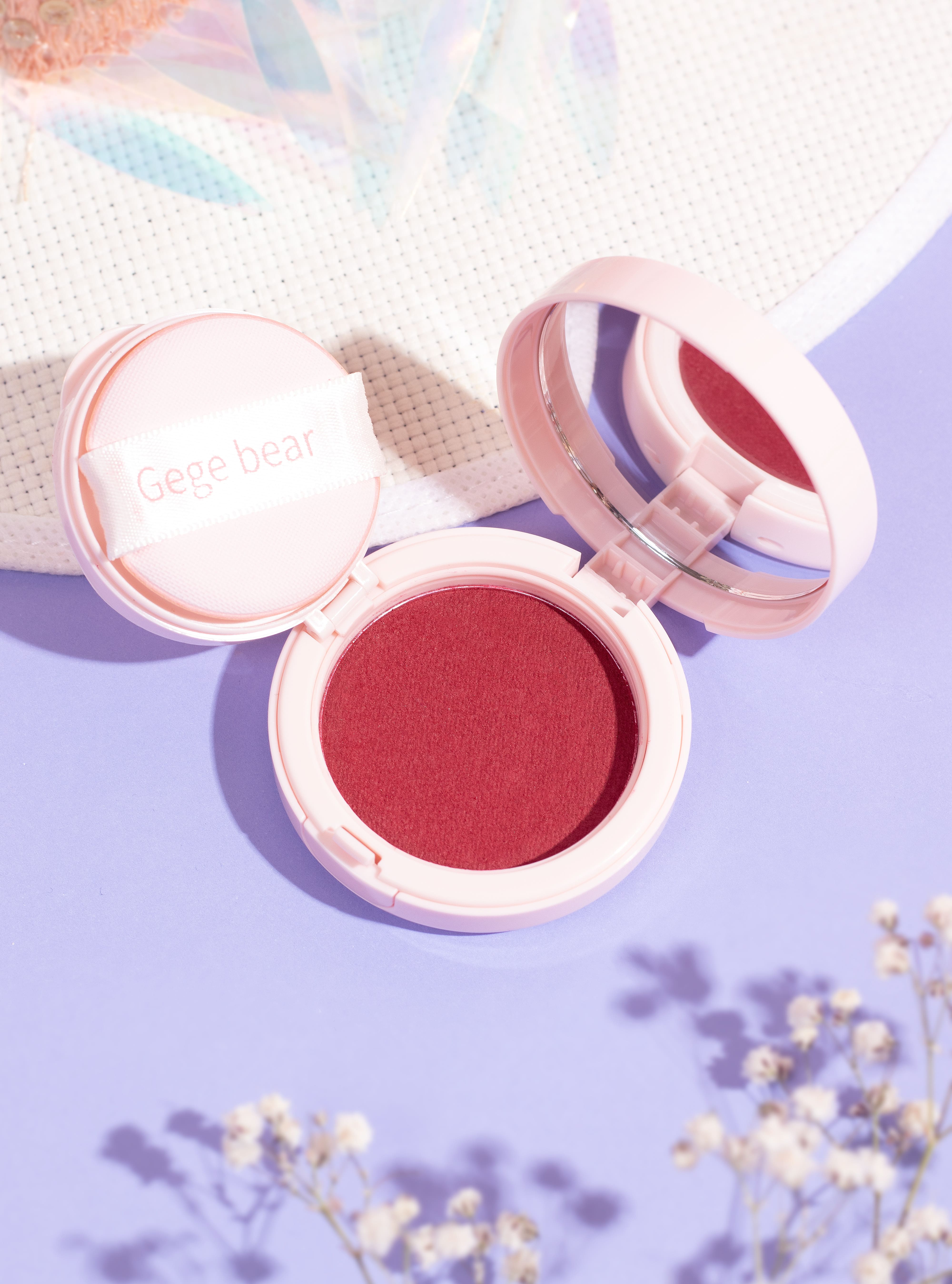 Rubor Con Borla Y Espejo Gege Bear