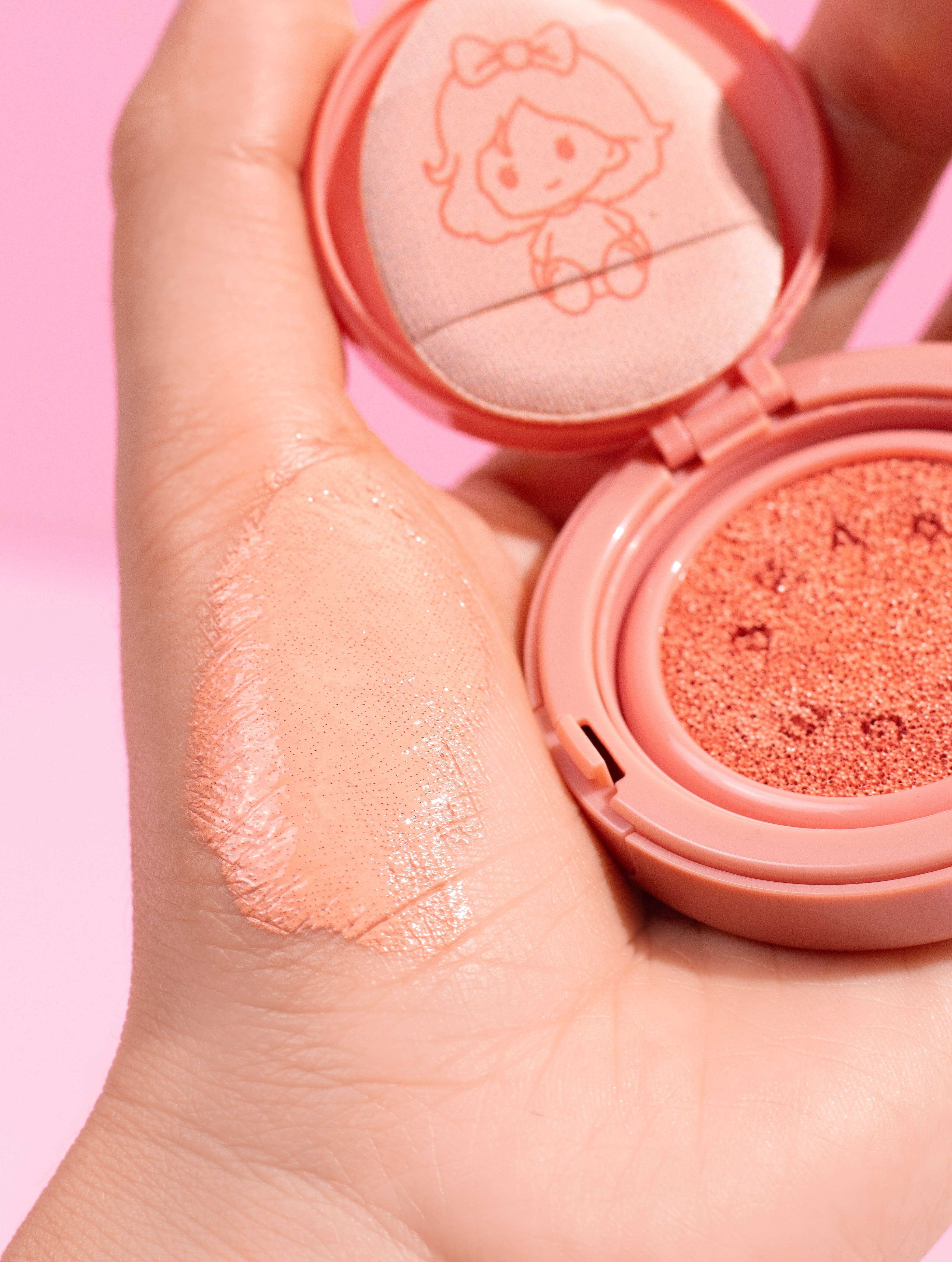 Rubor Líquido  Borla Y Espejo Gege Bear