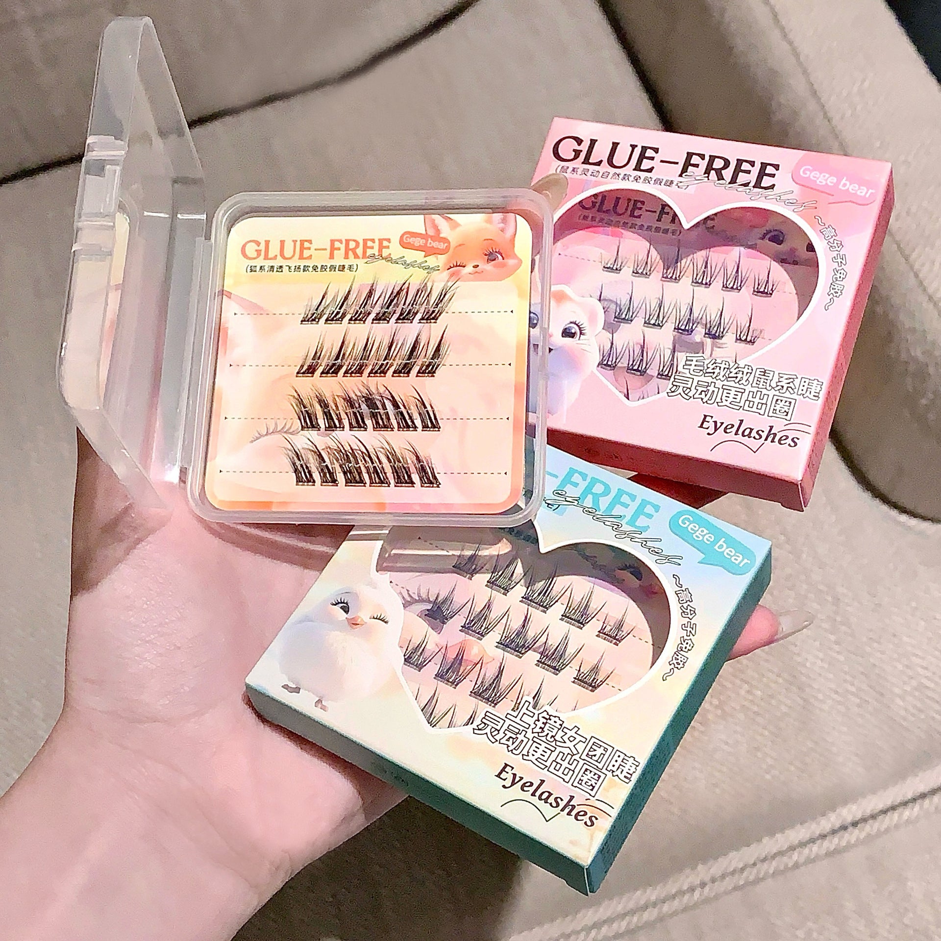 Pestañas Postizas "Glue-Free" Gege Bear