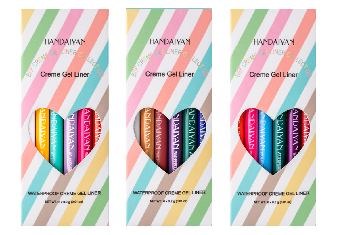 Set de Delineadores De Colores en Gel Handaiyan