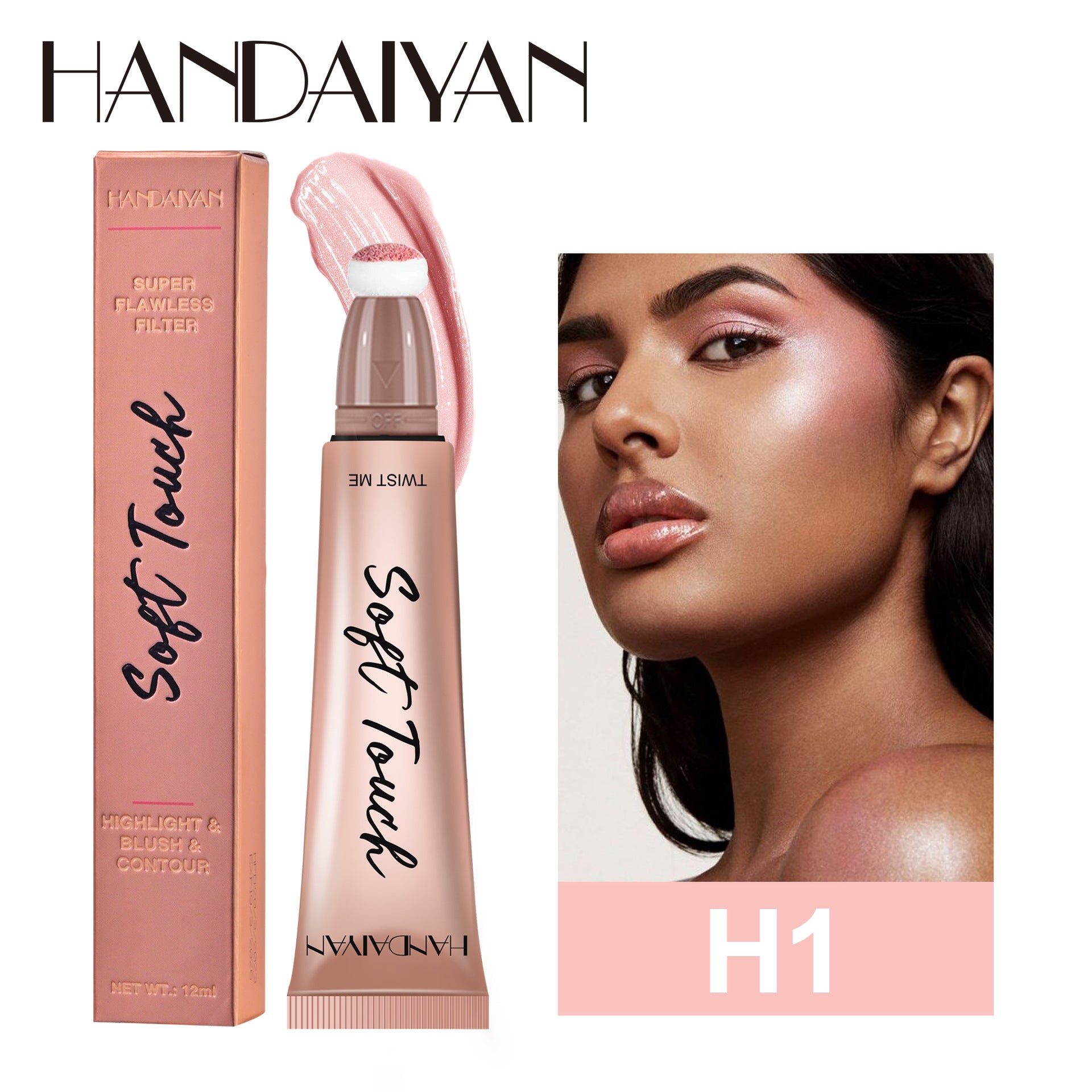 Iluminador Líquido Con Aplicador SOFT TOUCH HANDAIYAN