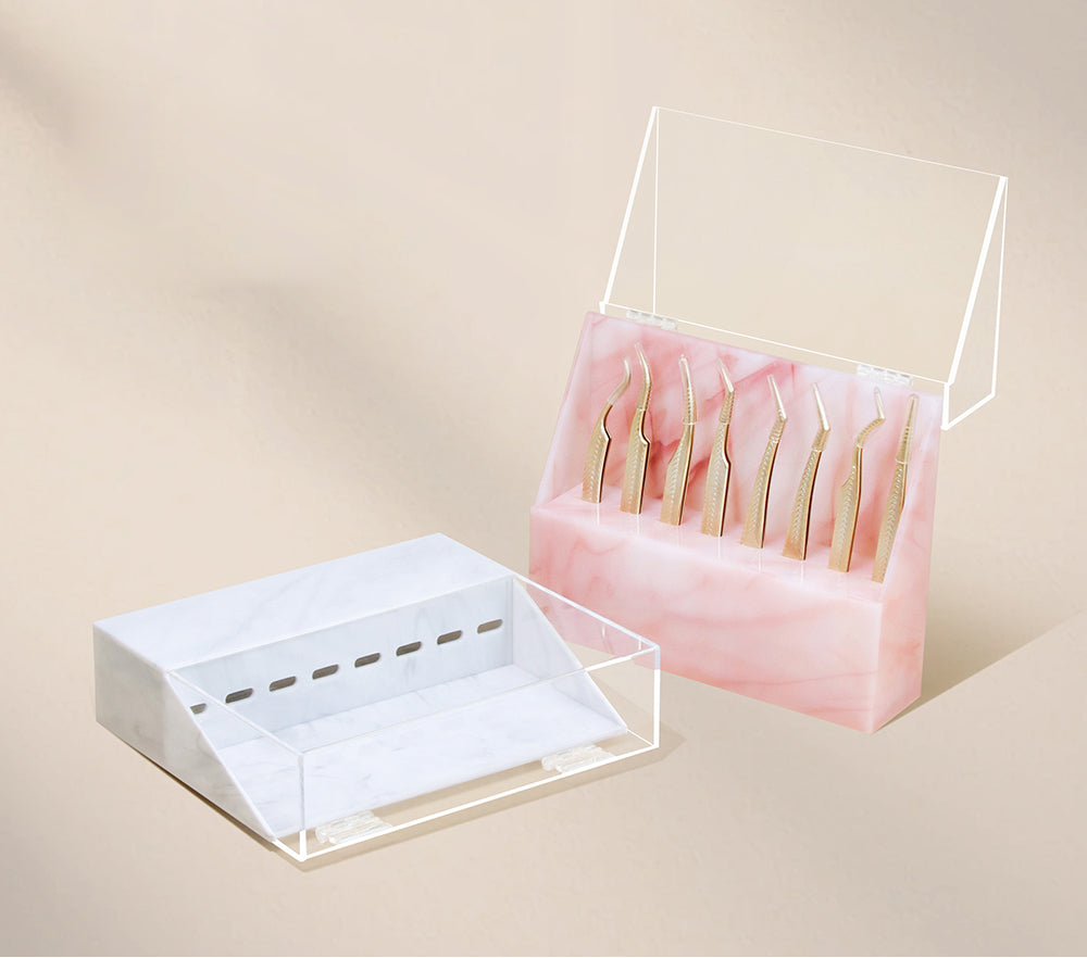 Organizador De Pinzas Para Pestañas con Tapa