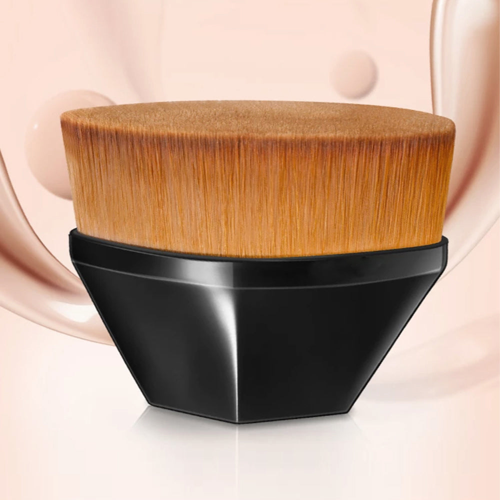 Brocha Alta Densidad Para Base- Negra (con empaque pasta)