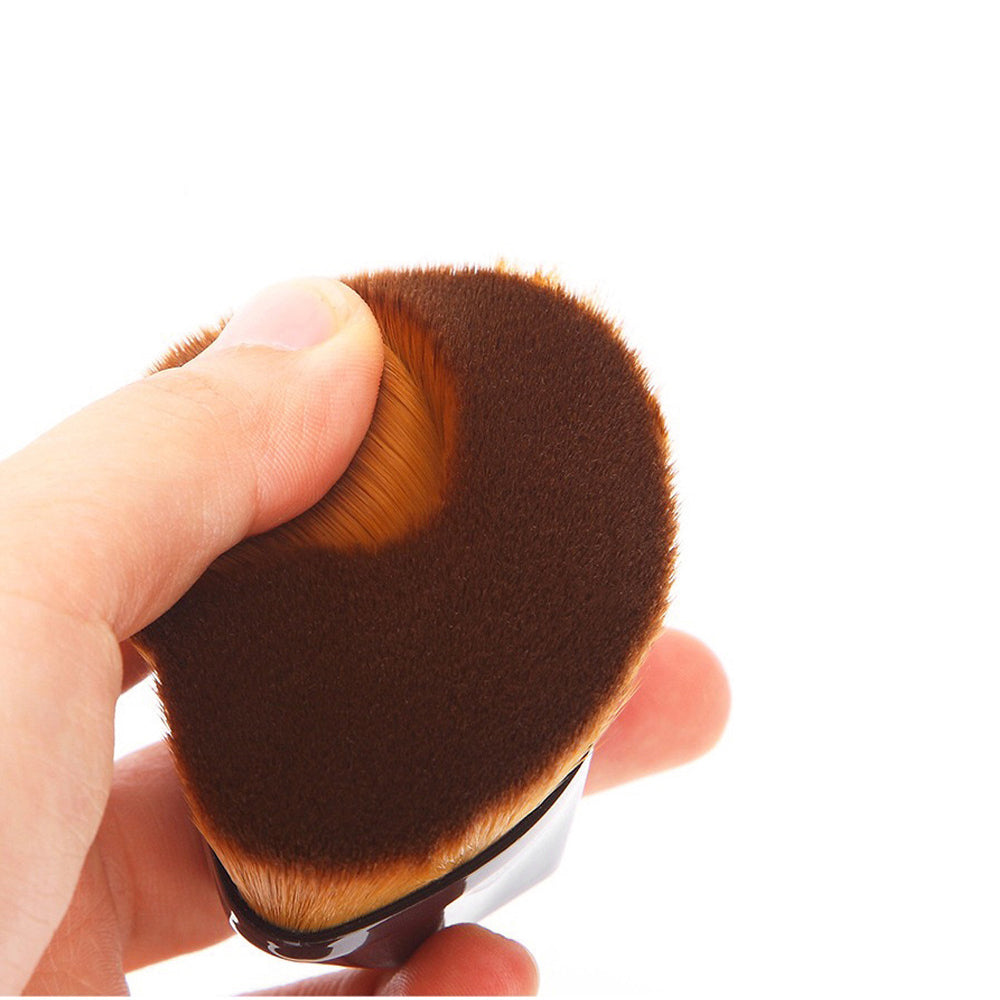 Brocha Alta Densidad Para Base- Negra (con empaque pasta)