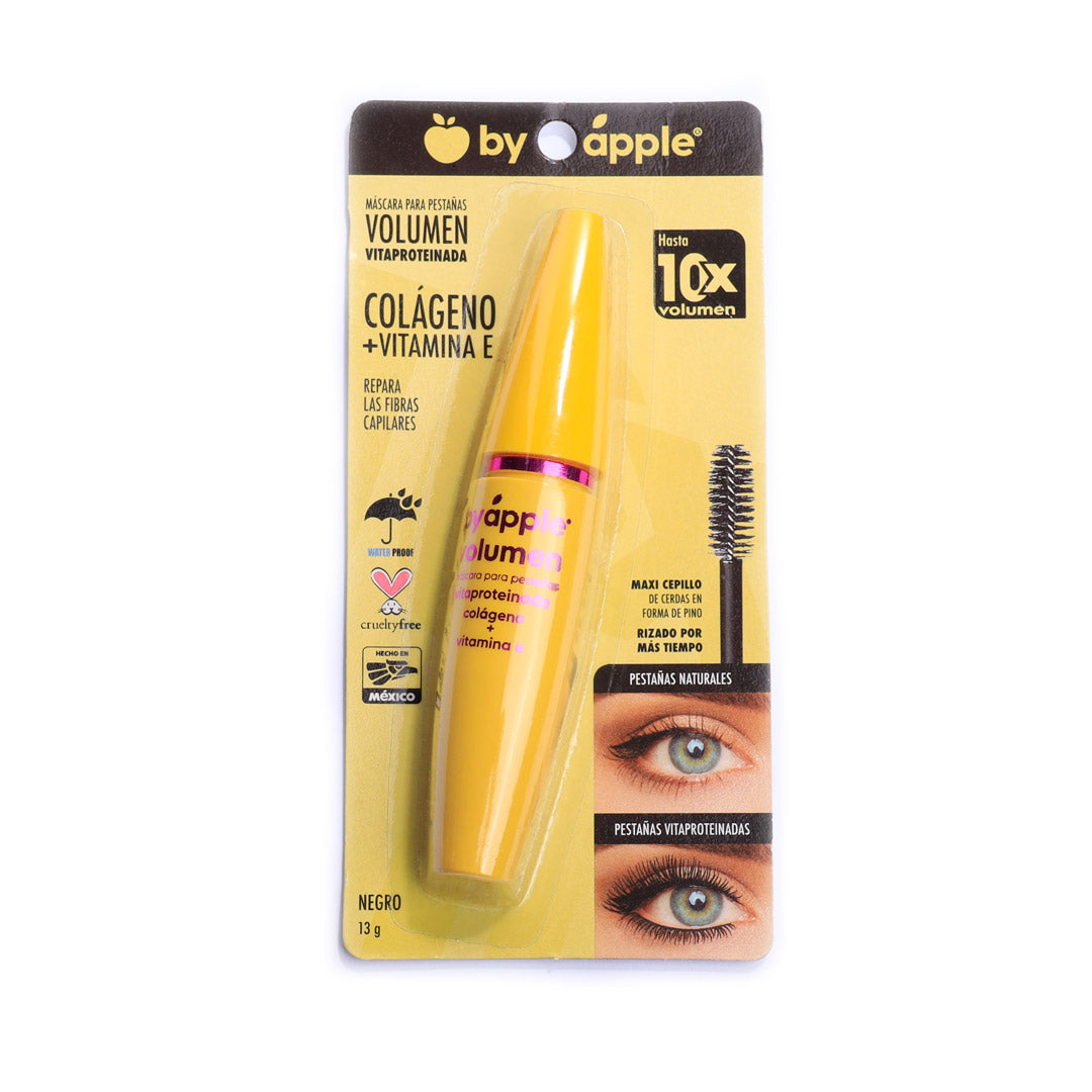 By apple Pestañina Volumen Colágeno Amarillo
