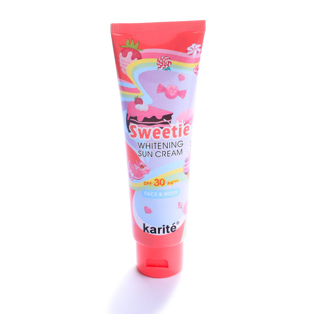 Crema Solar Blanqueadora Con Brillo SWEETIE SPF 30PA+++ Karité *120ML*