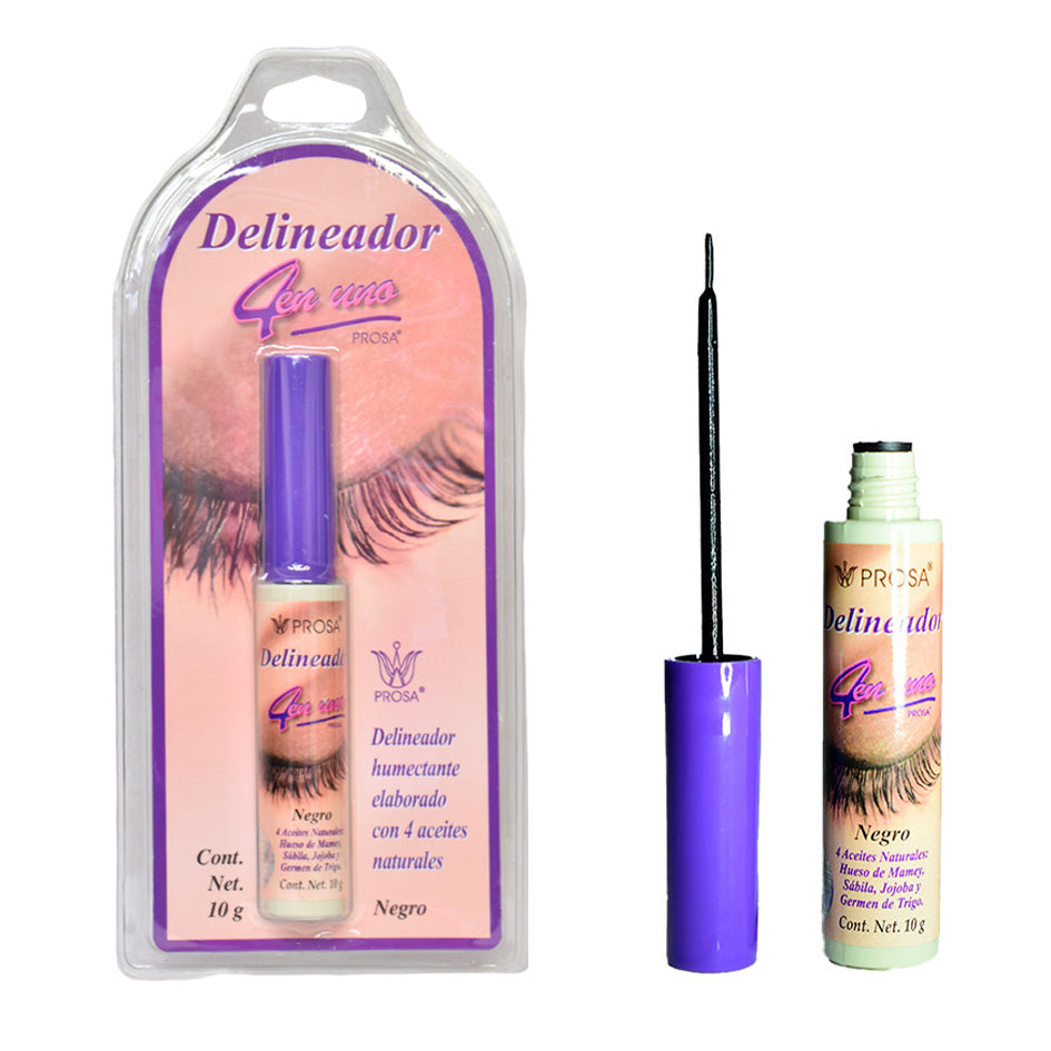 Delineador Prosa Pincel Negro(Blister)