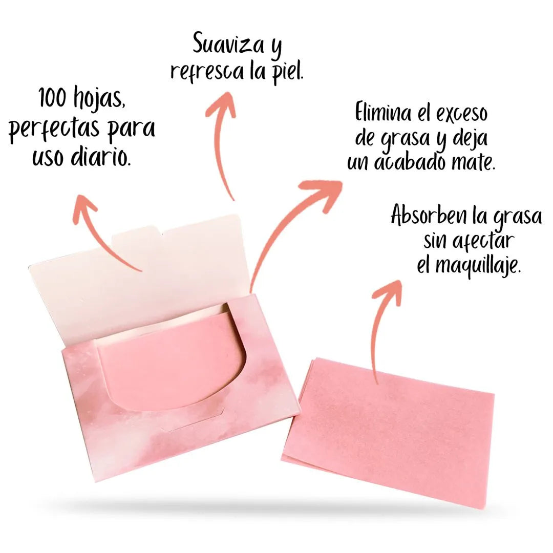 Papel De Rosas Antigrasa Bloomshell