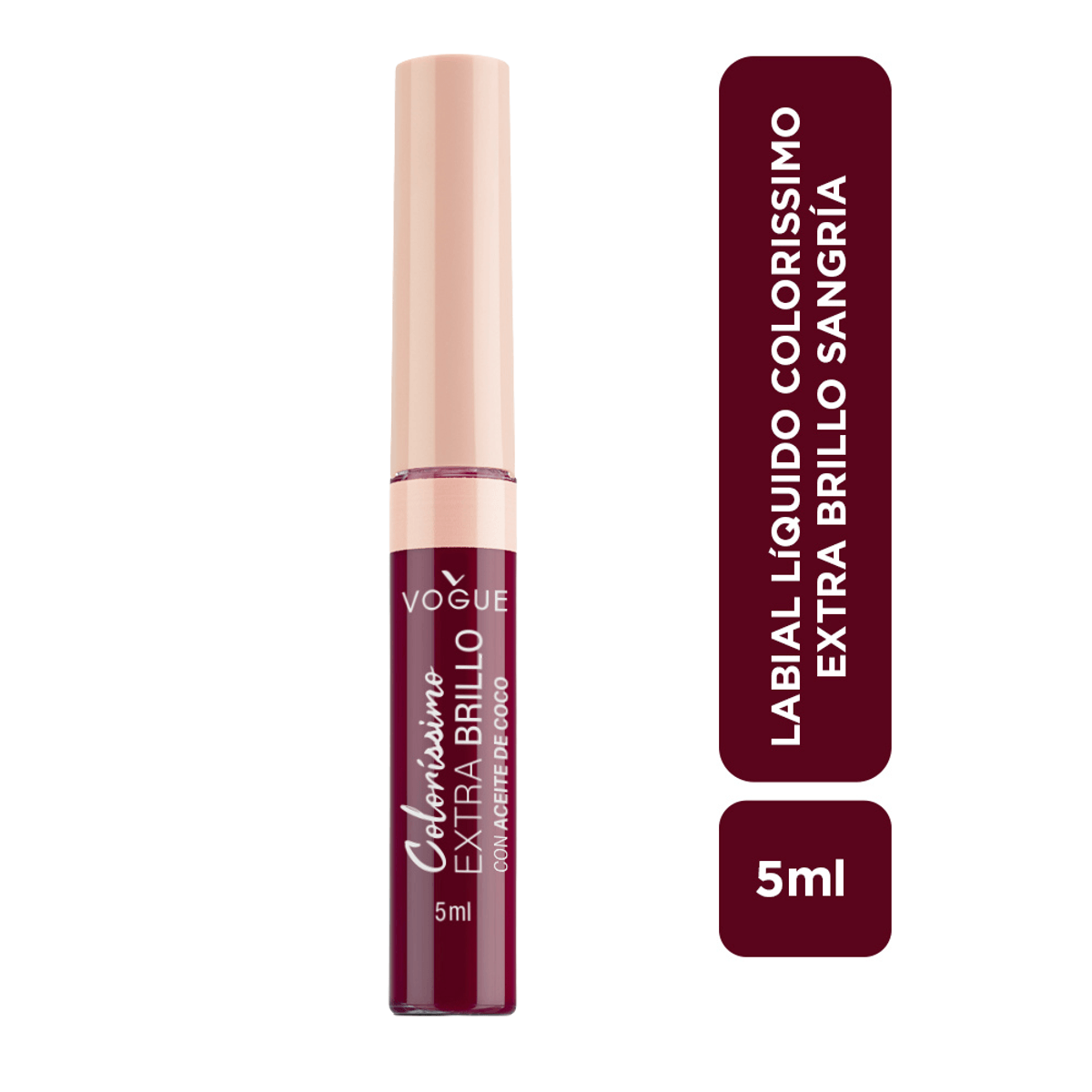 Labial Liquido Colorissimo Vogue - Sangria