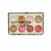 Paleta De Rubores Gorgeous x8 Tonos Bonshik