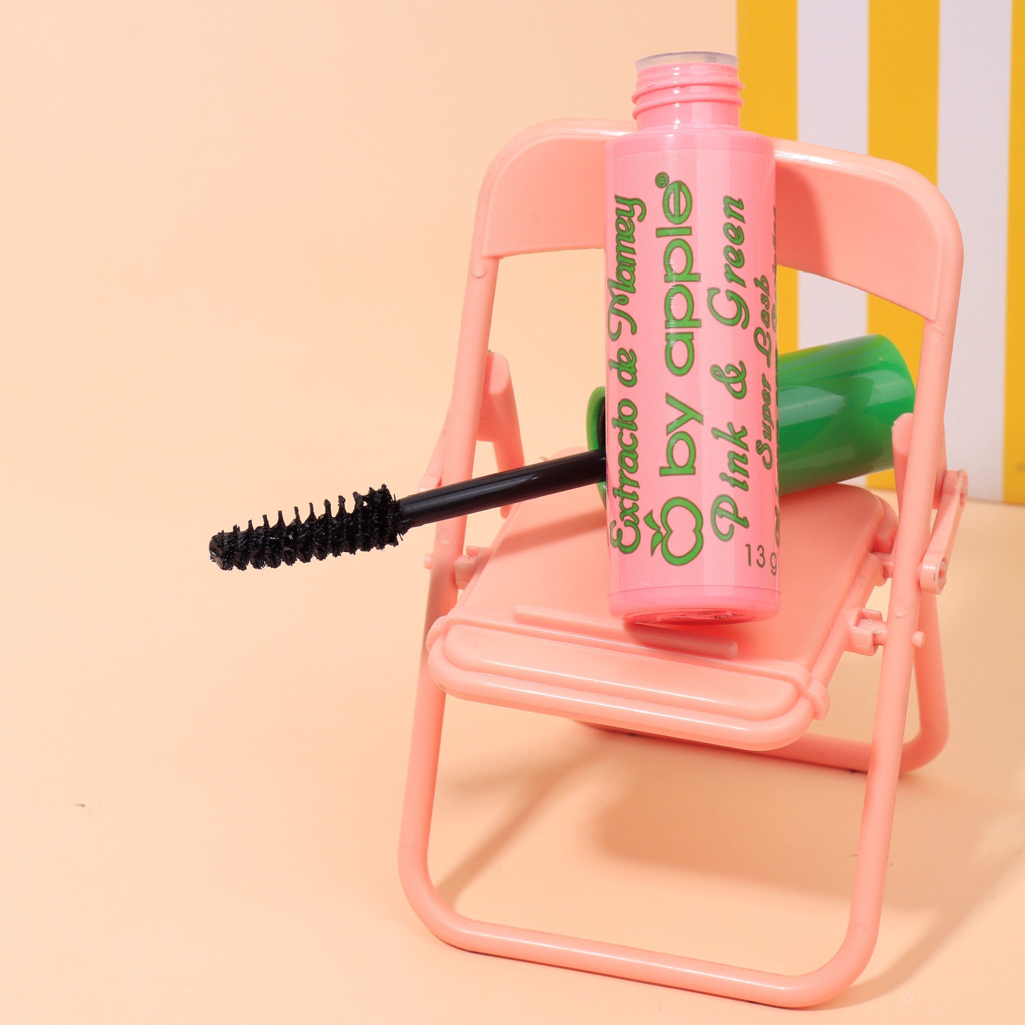 By apple Pestañina Pink And Green Profesional
