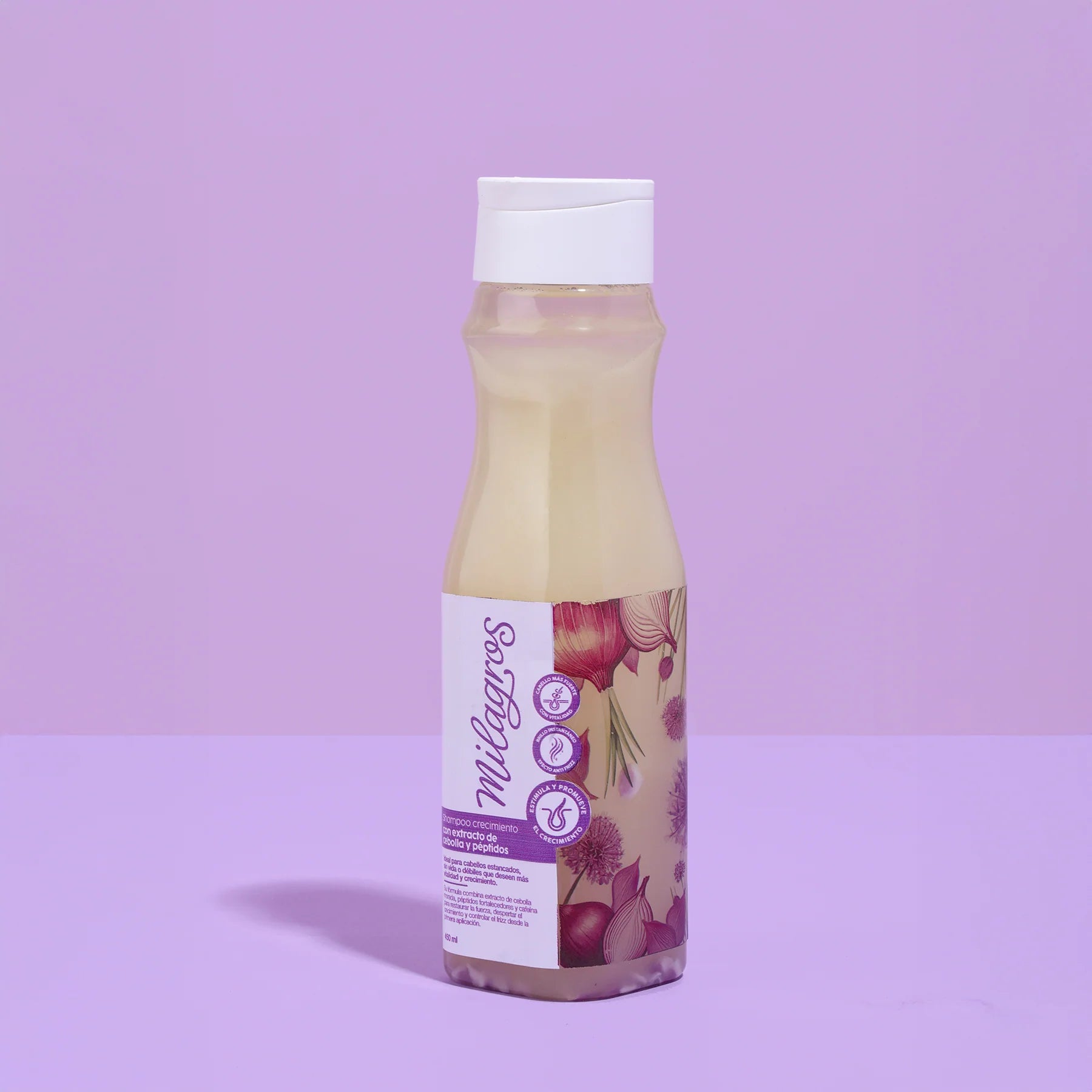 Shampoo Milagros Crecimiento Con Extracto de Cebolla y Péptidos
