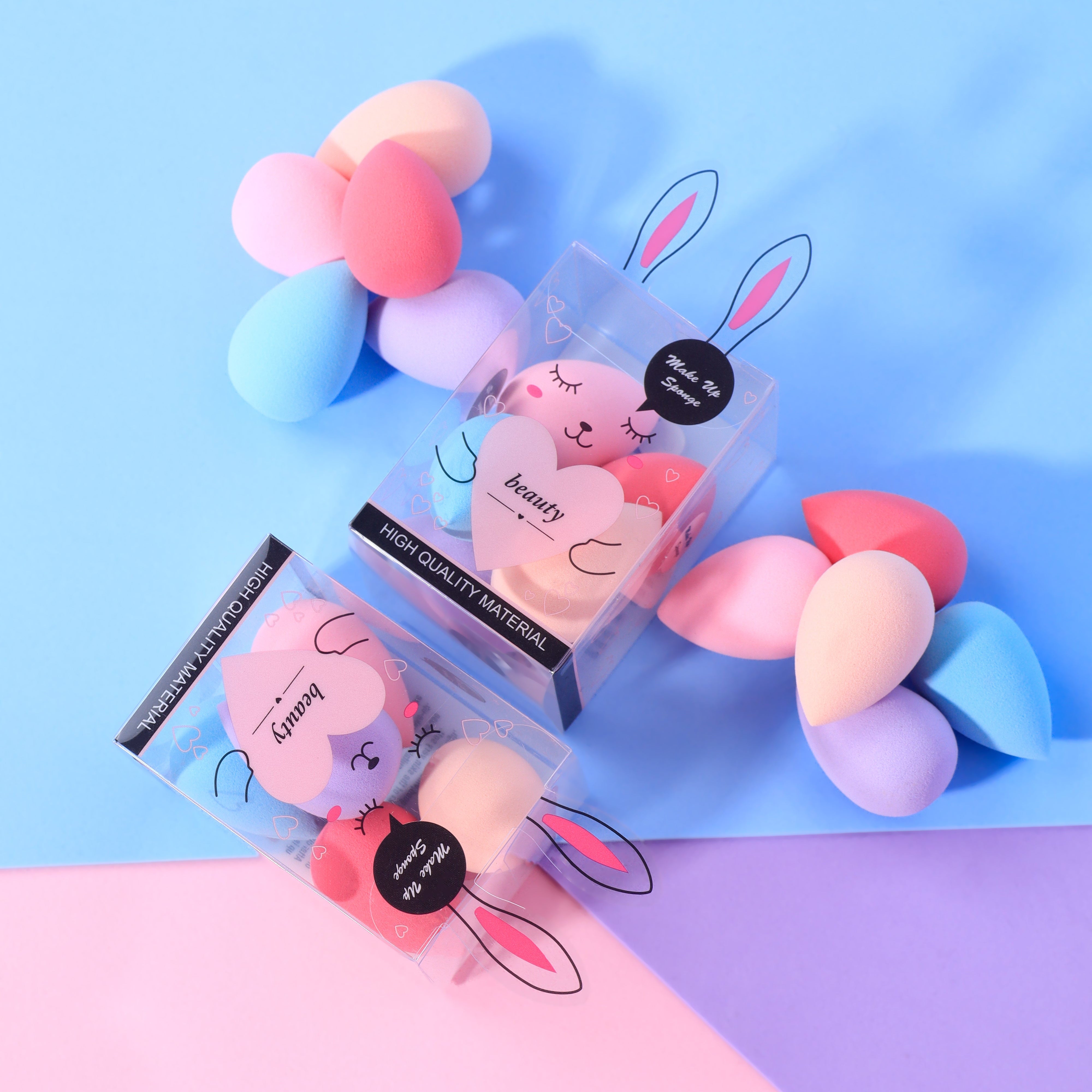 Set x 5 Mini Beauty Blender (empaque acetato conejo)