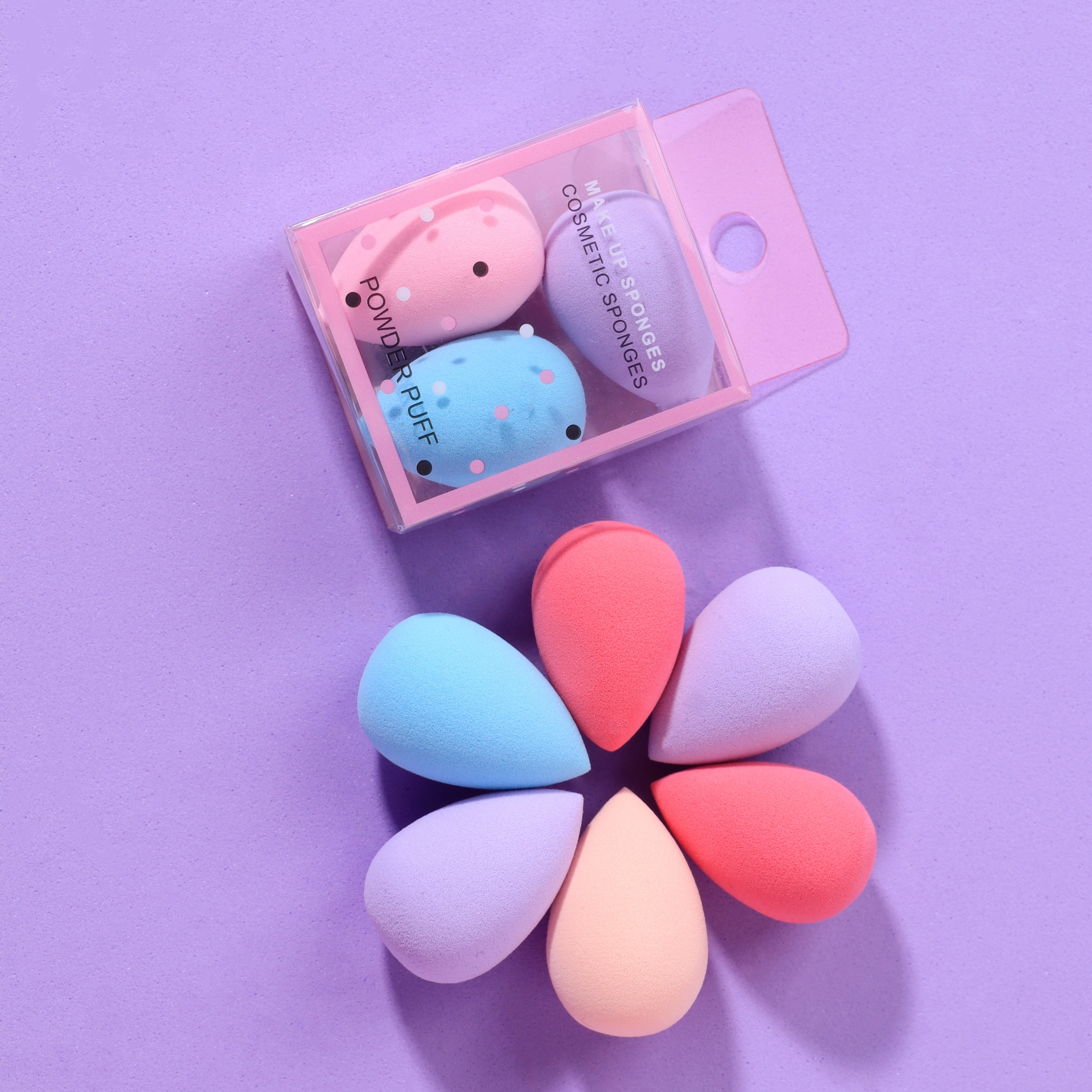 Set X 3 Uds Mini Beauty Blender (empaque acetato)