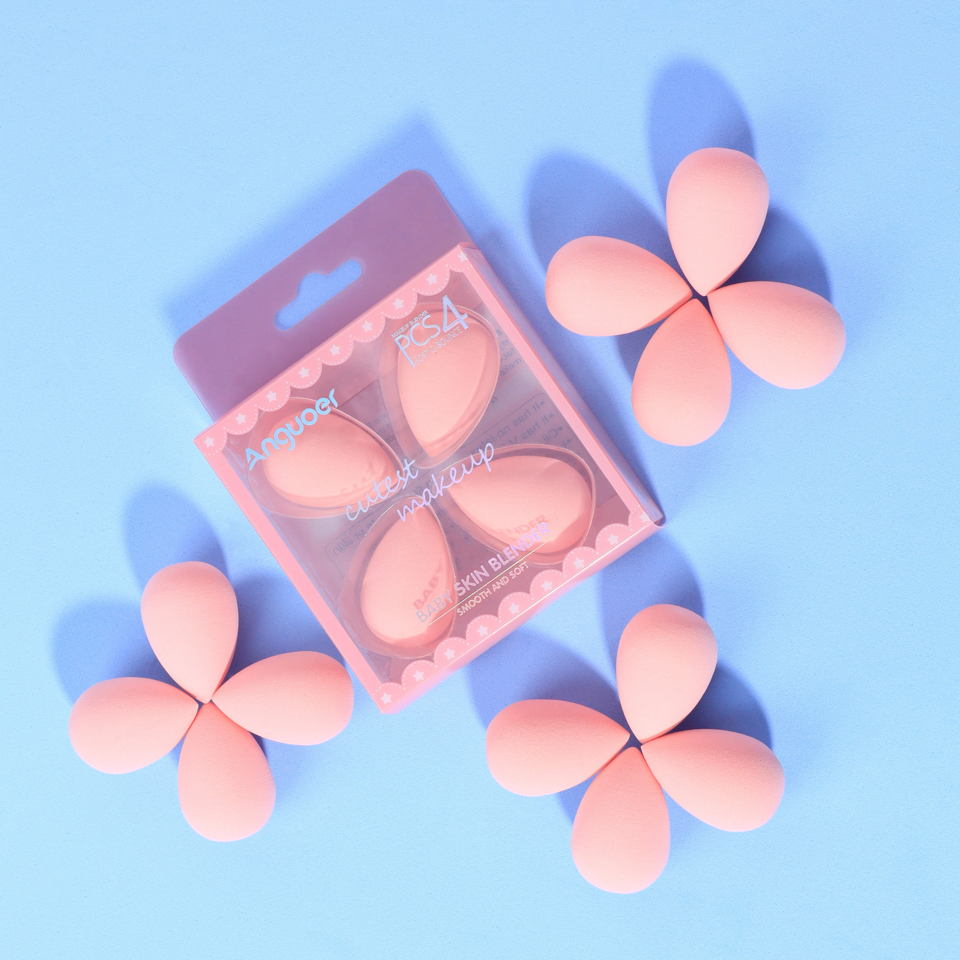 Set X4 Uds Mini Beauty Blender (empaque acetato)