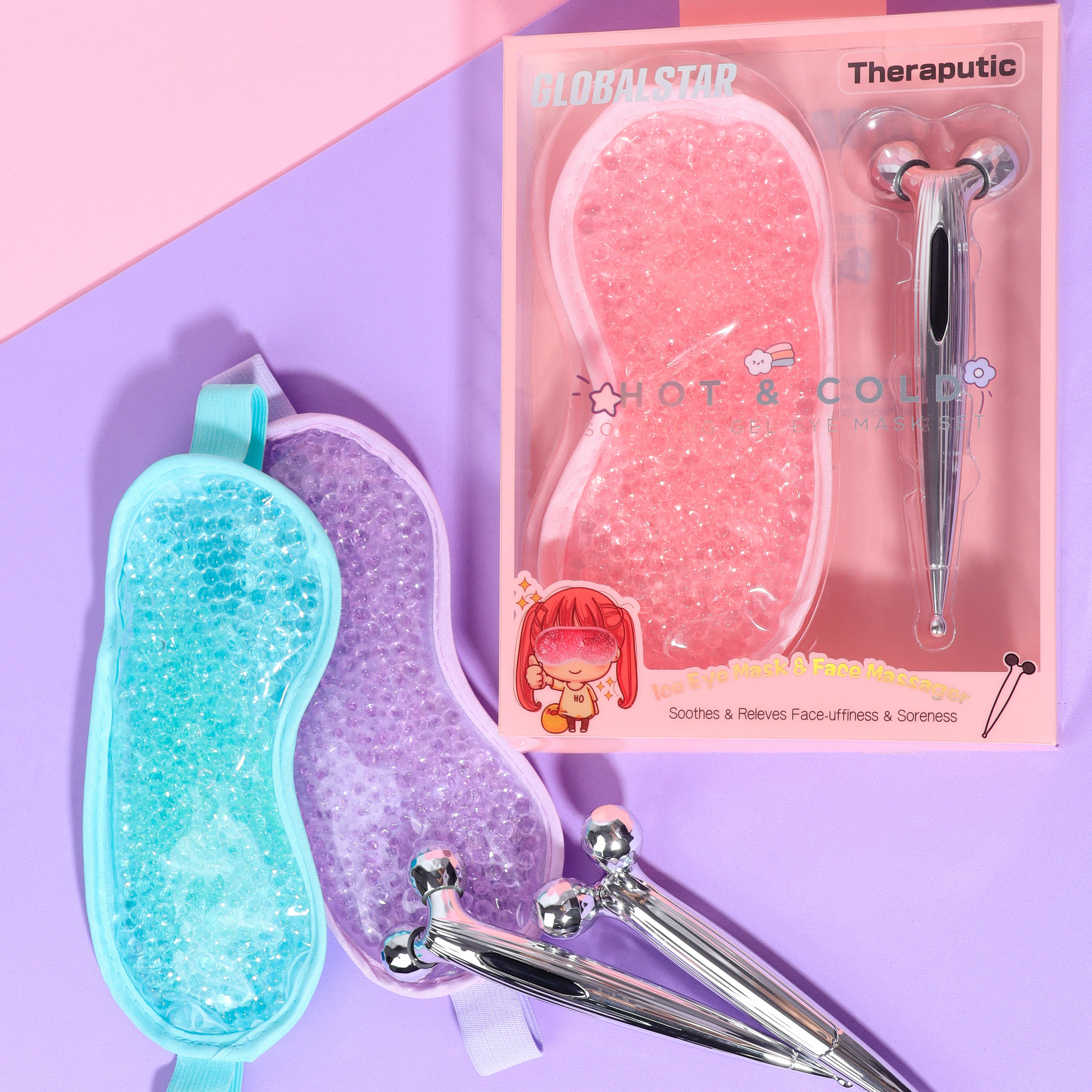Kit Compresa Ojos + Rodillo Facial