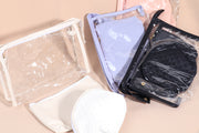 Cosmetiquera Transparente Set X3